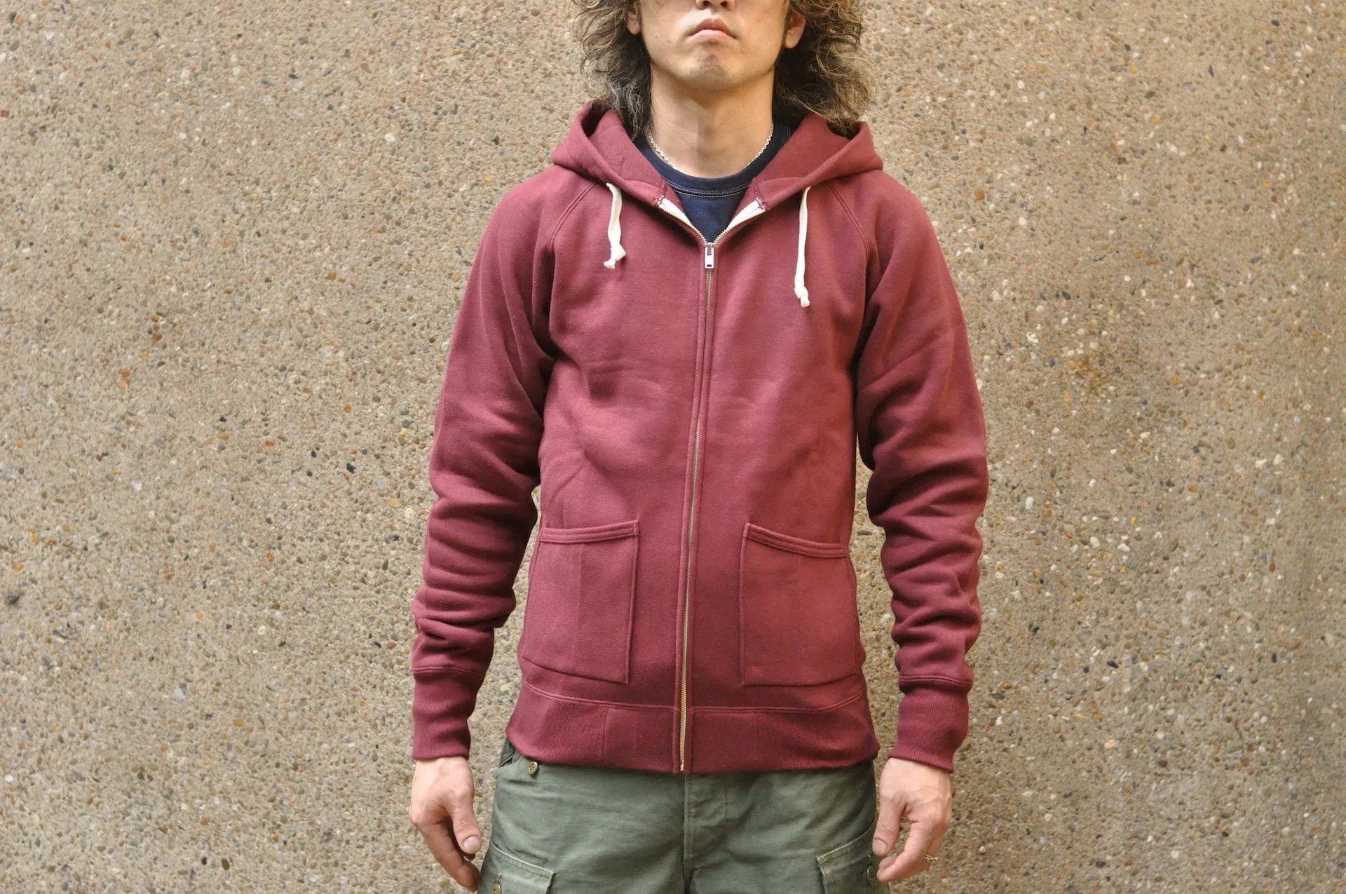 The Strike Gold X CORLECTION 12oz Loopwheeled Hoody (Burgundy)