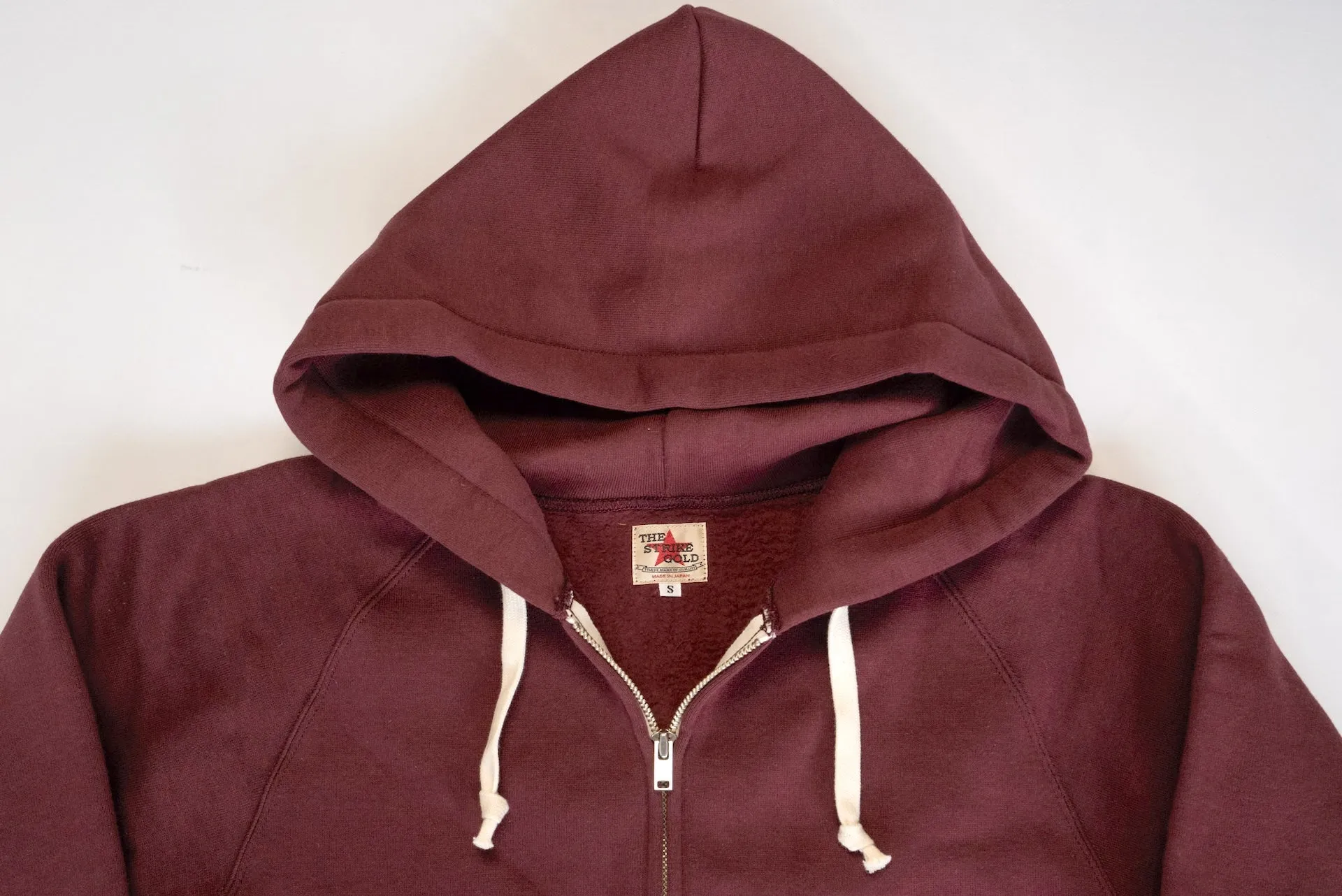The Strike Gold X CORLECTION 12oz Loopwheeled Hoody (Burgundy)