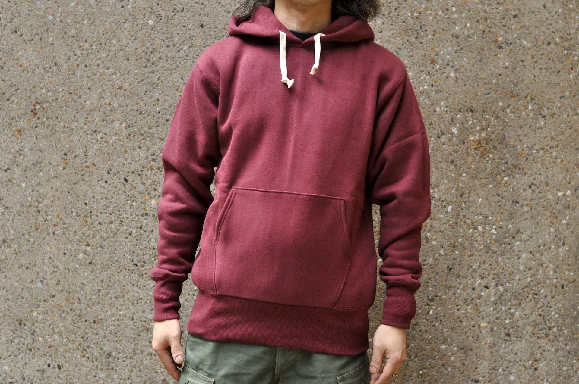 The Strike Gold x CORLECTION 12oz Loopwheeled Pull Over (Burgundy)