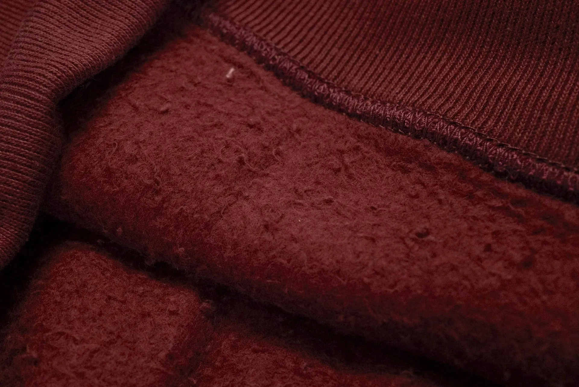 The Strike Gold x CORLECTION 12oz Loopwheeled Pull Over (Burgundy)