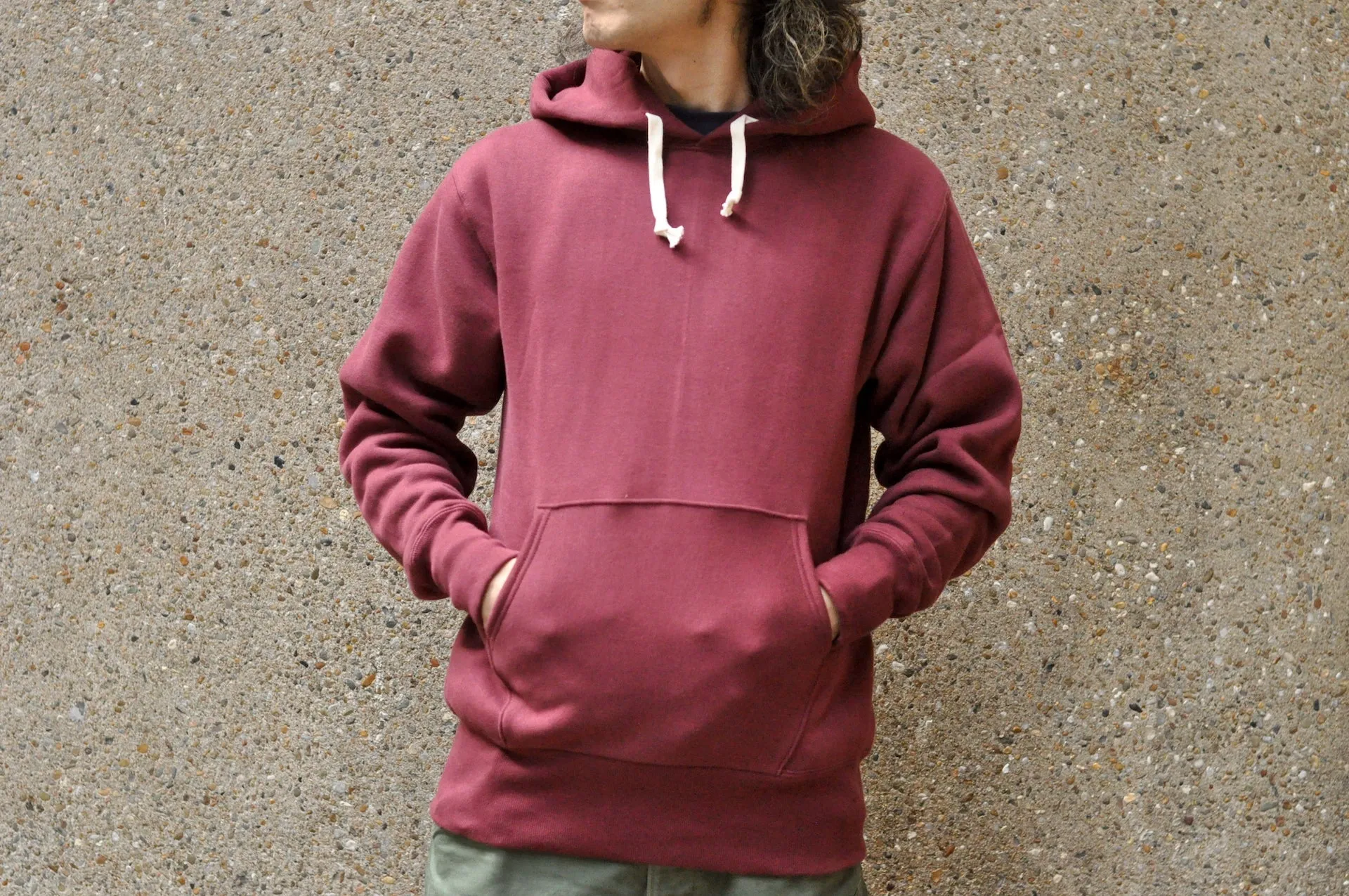 The Strike Gold x CORLECTION 12oz Loopwheeled Pull Over (Burgundy)