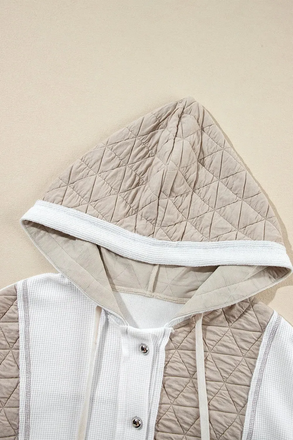 'Thea' Patchwork Long Sleeve Jacket