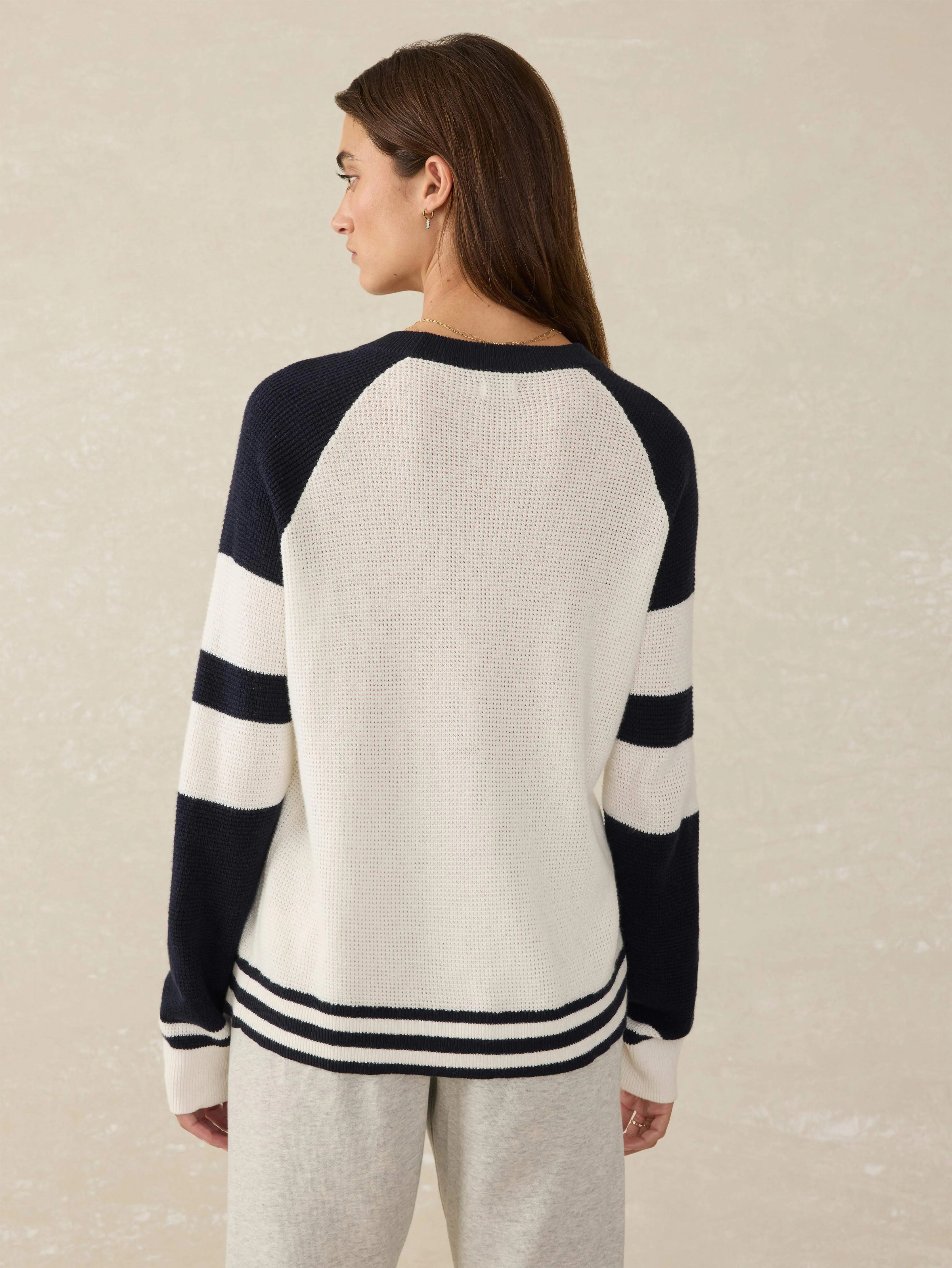 Throwback Waffle Crewneck - Wrigley