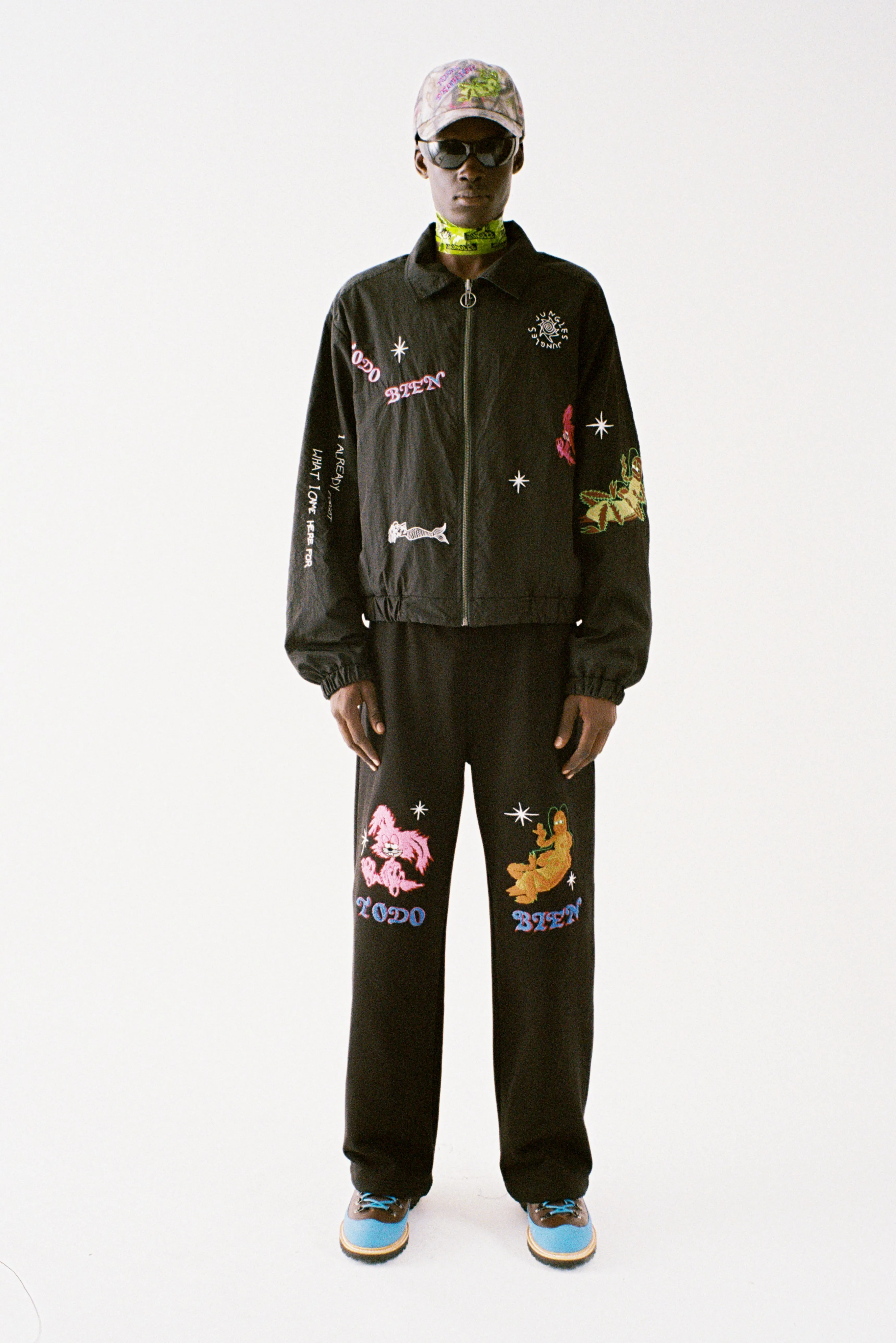 Todo Bien Reversible Jacket Green/Black