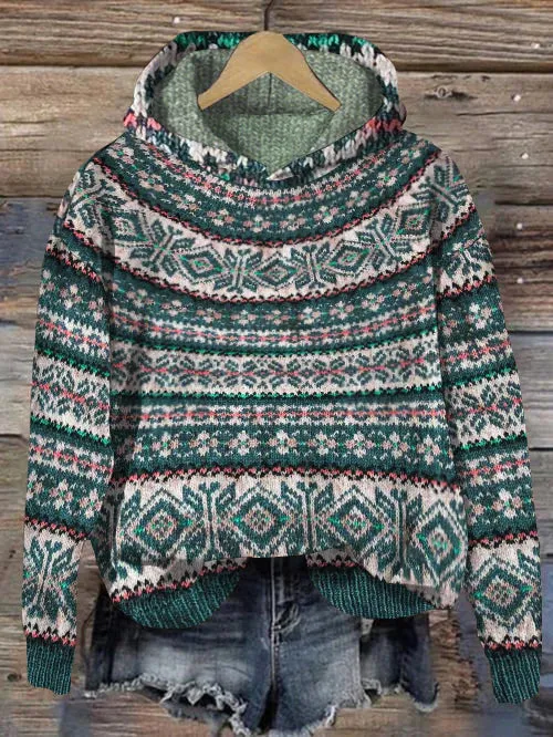 Traditional Norwegian Women's Warm Sweater