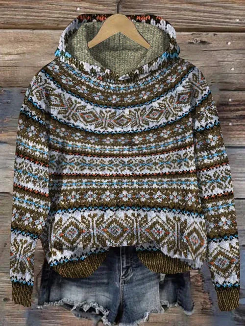 Traditional Norwegian Women's Warm Sweater