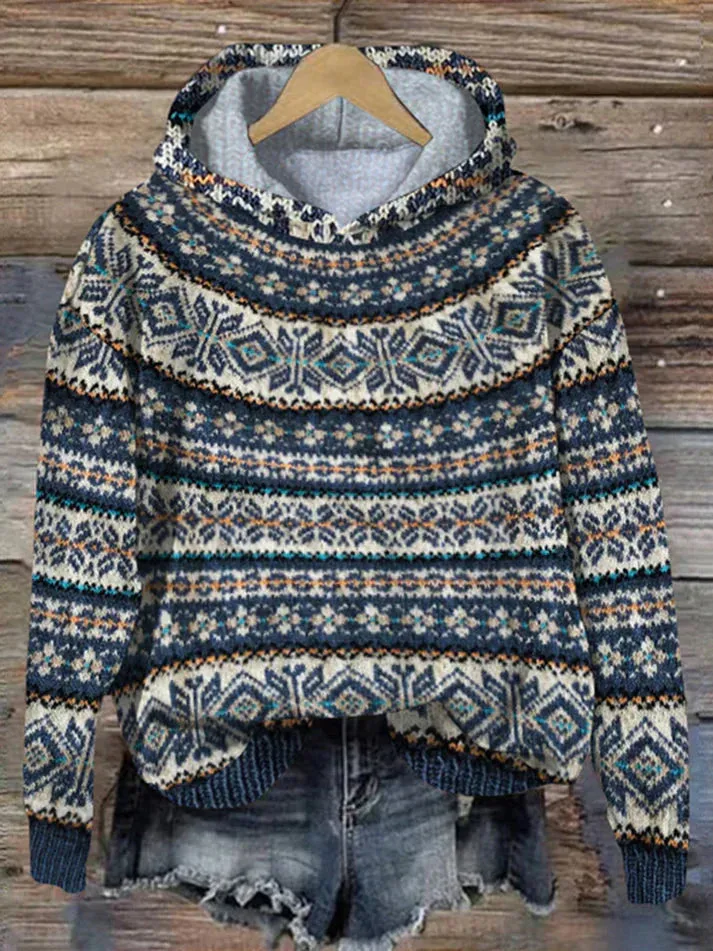 Traditional Norwegian Women's Warm Sweater