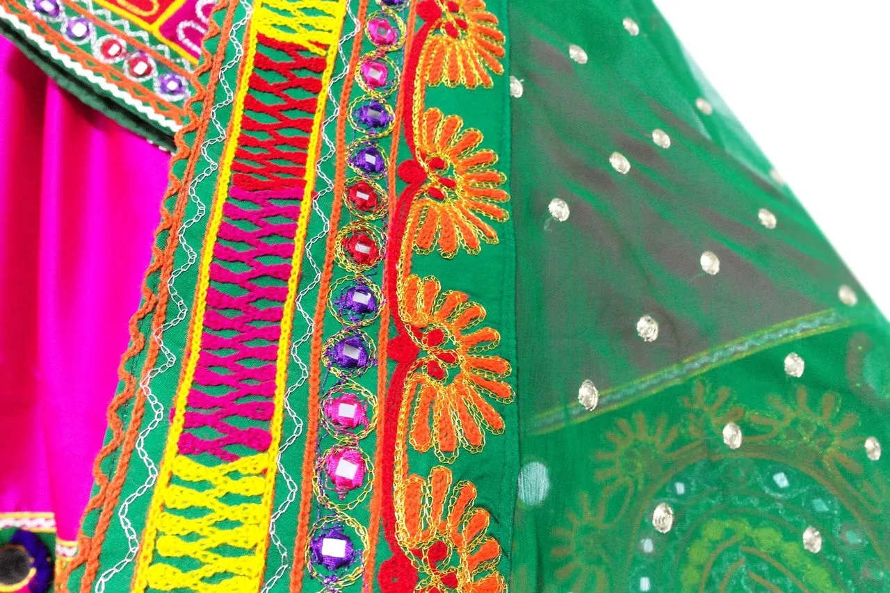 Traditional Wedding Dresses Afghani Dress In Pink Color