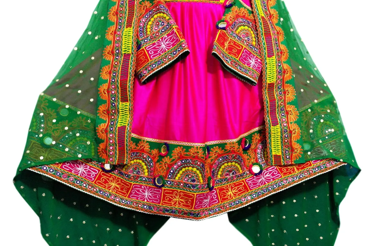 Traditional Wedding Dresses Afghani Dress In Pink Color