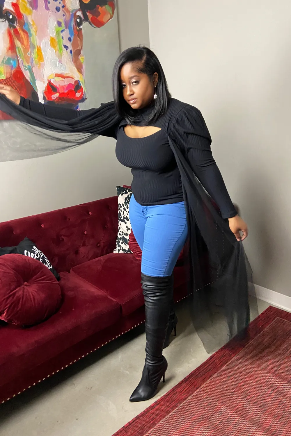 Tulle Trap Top