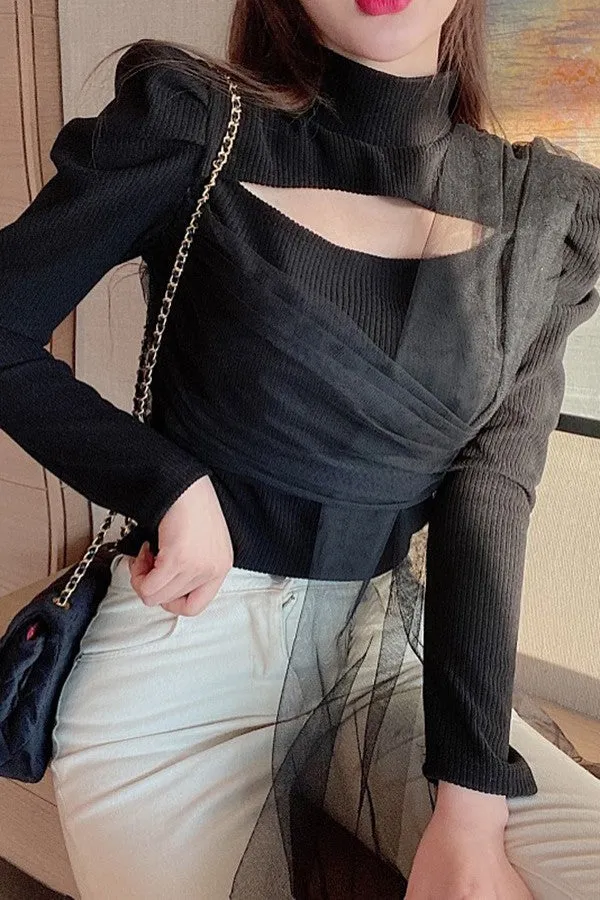 Tulle Trap Top