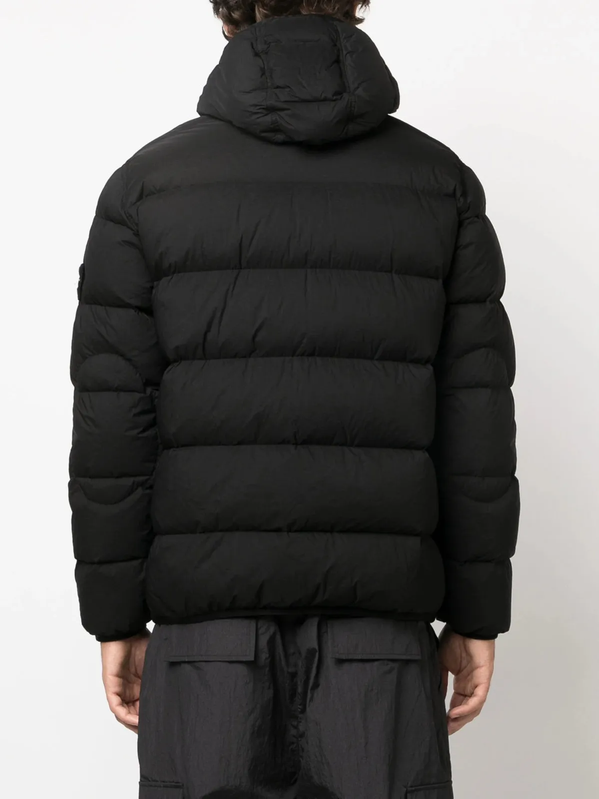 Tunnel Down-TC Black Hooded Jacket