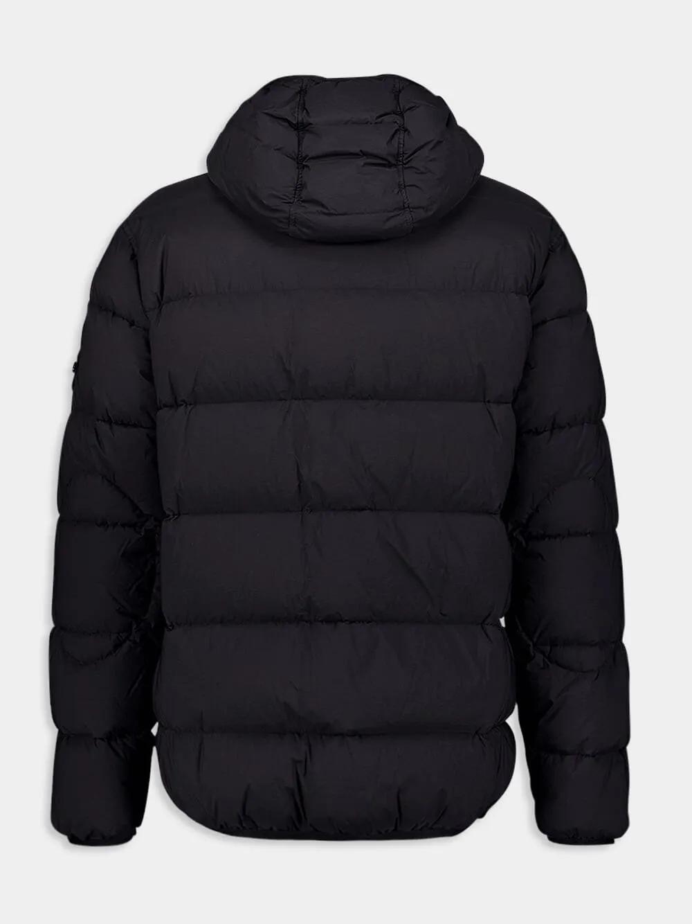 Tunnel Down-TC Black Hooded Jacket