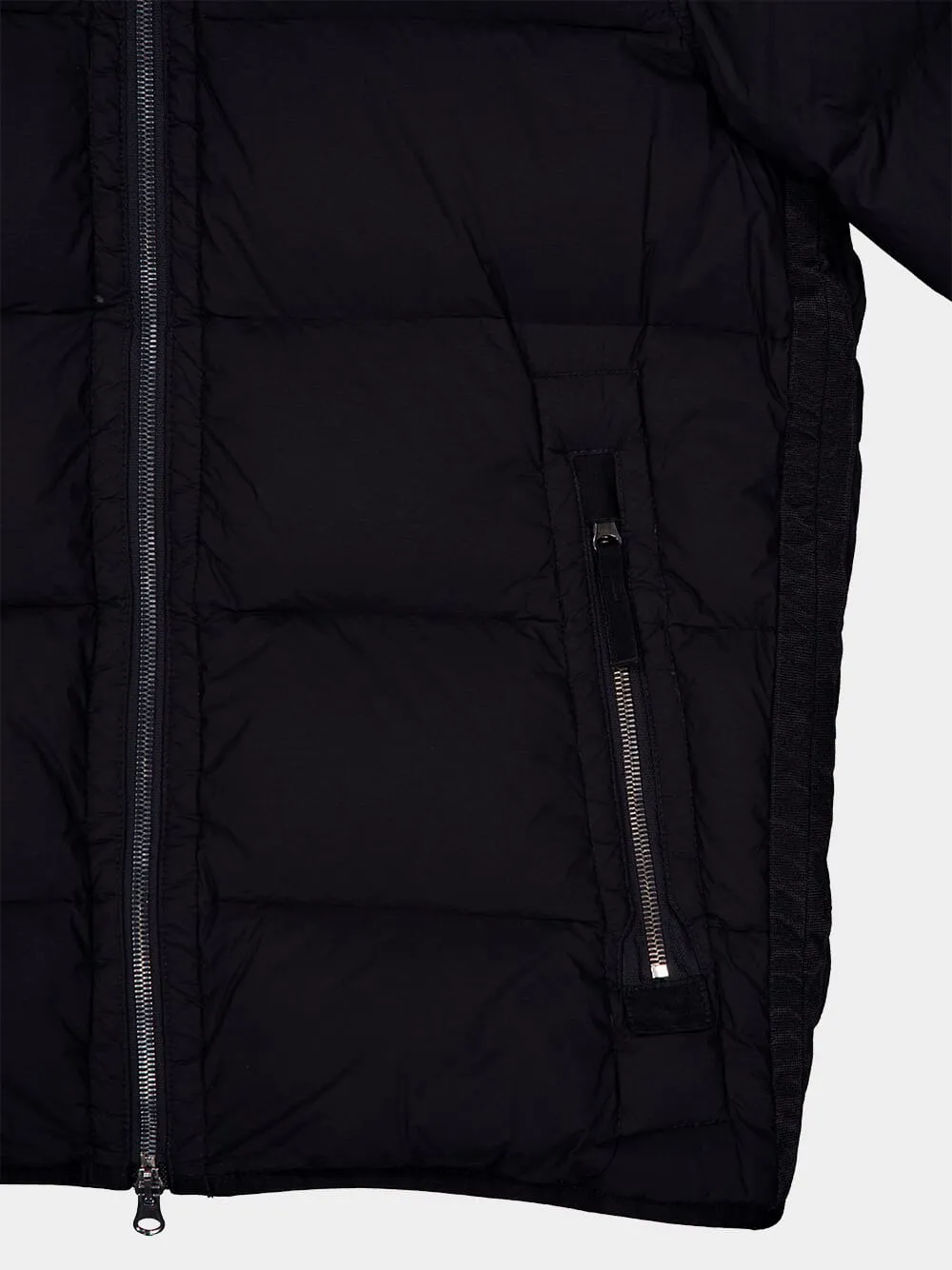 Tunnel Down-TC Black Hooded Jacket