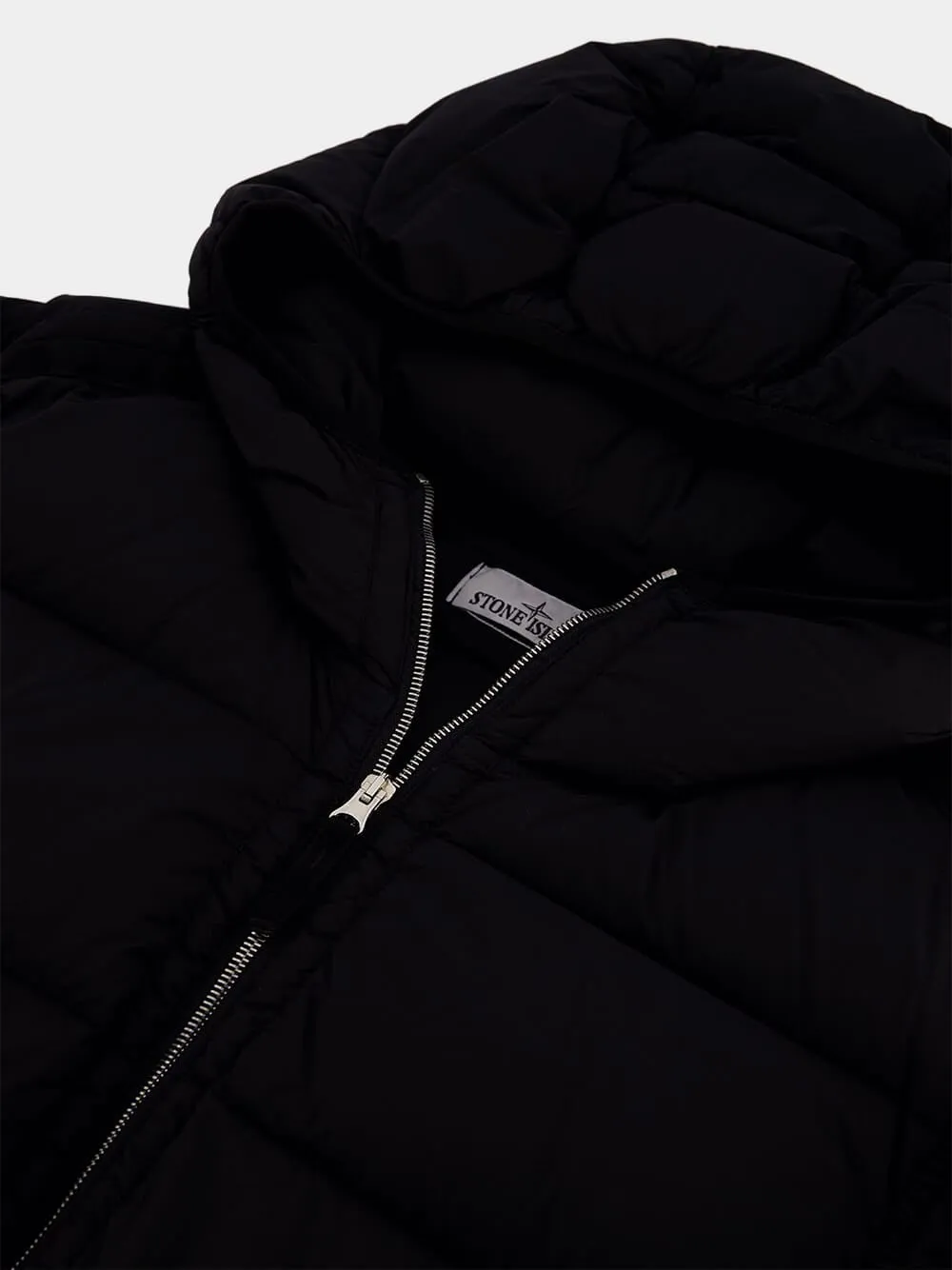 Tunnel Down-TC Black Hooded Jacket