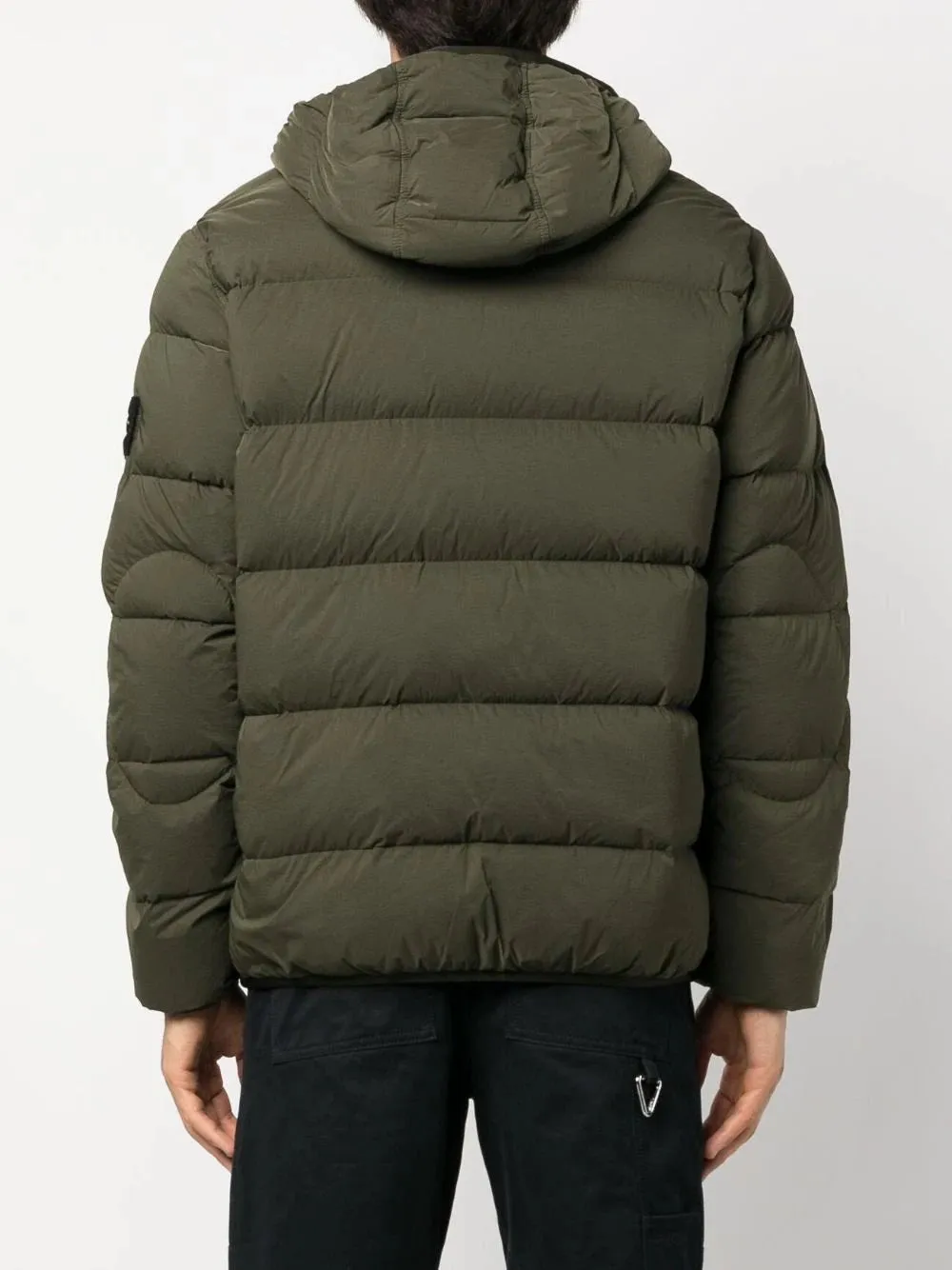 Tunnel Down-TC Green Hooded Jacket