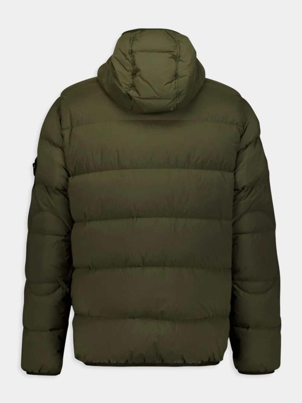Tunnel Down-TC Green Hooded Jacket