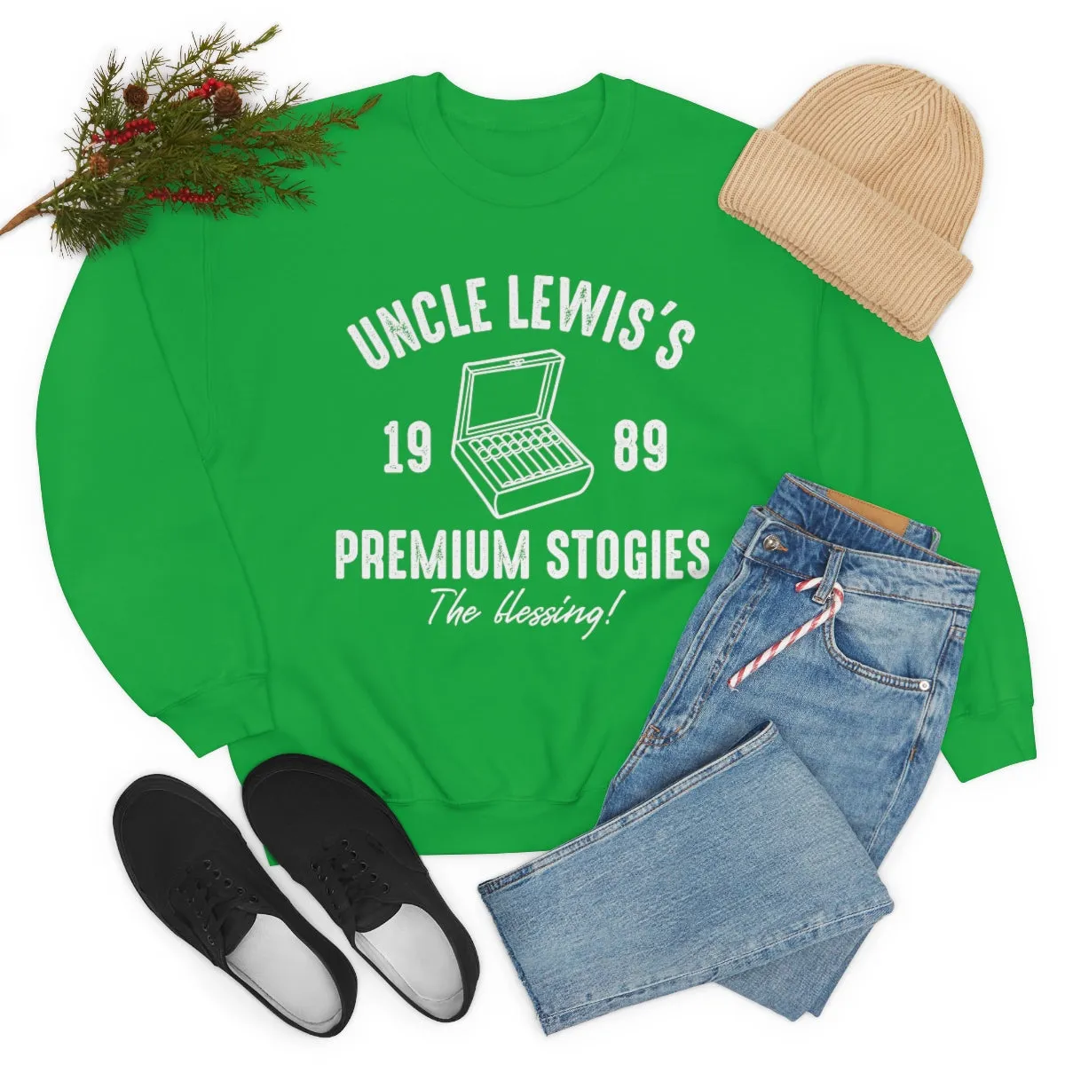 Uncle Lewis's Premium Stogies sweatshirt