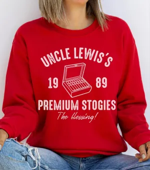 Uncle Lewis's Premium Stogies sweatshirt
