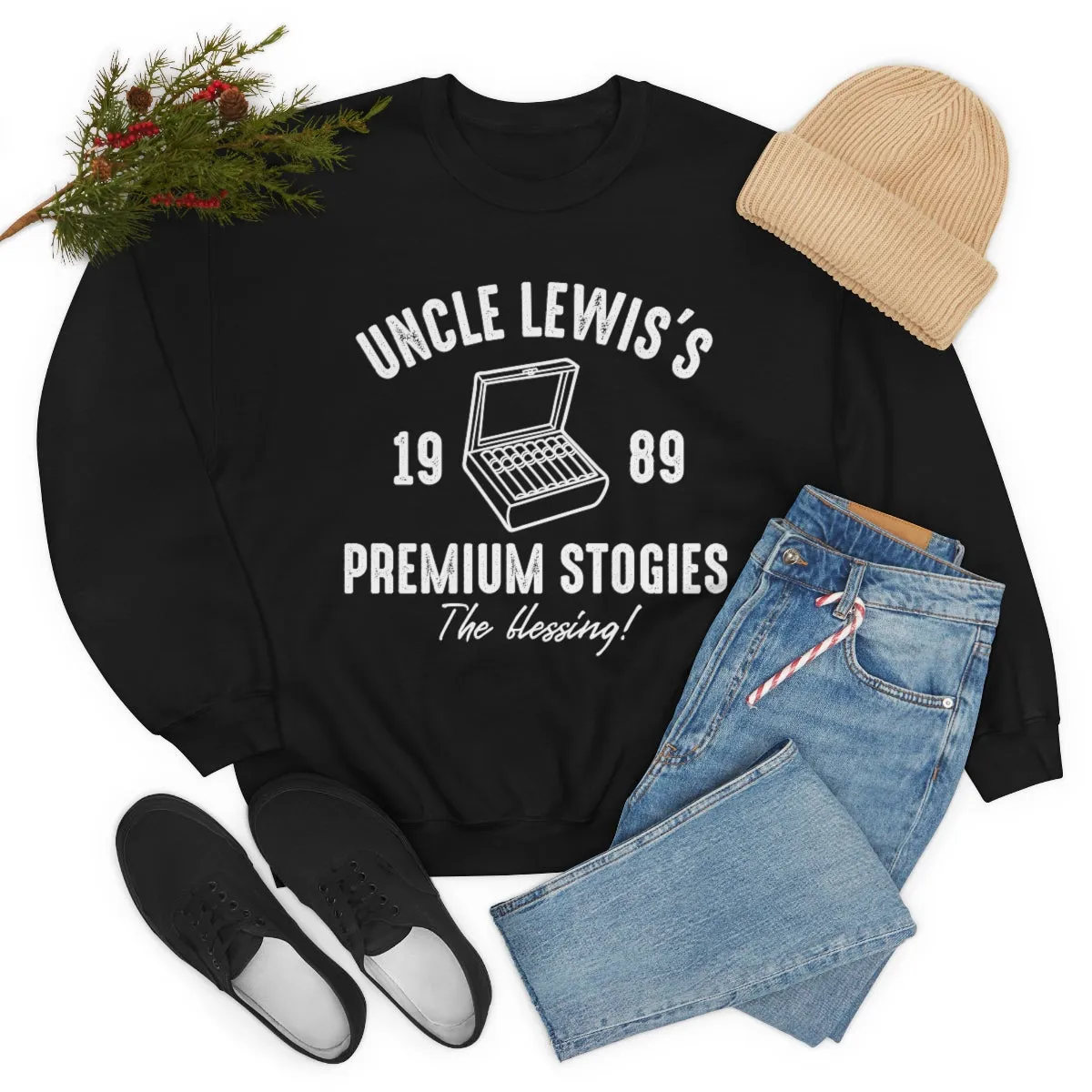 Uncle Lewis's Premium Stogies sweatshirt