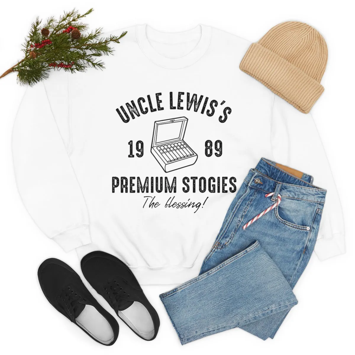 Uncle Lewis's Premium Stogies sweatshirt