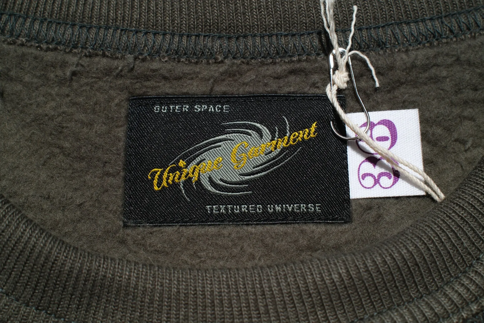 Unique Garment 12oz 'Pioneer' Loopwheeled Sweatshirt (Desert Olive)
