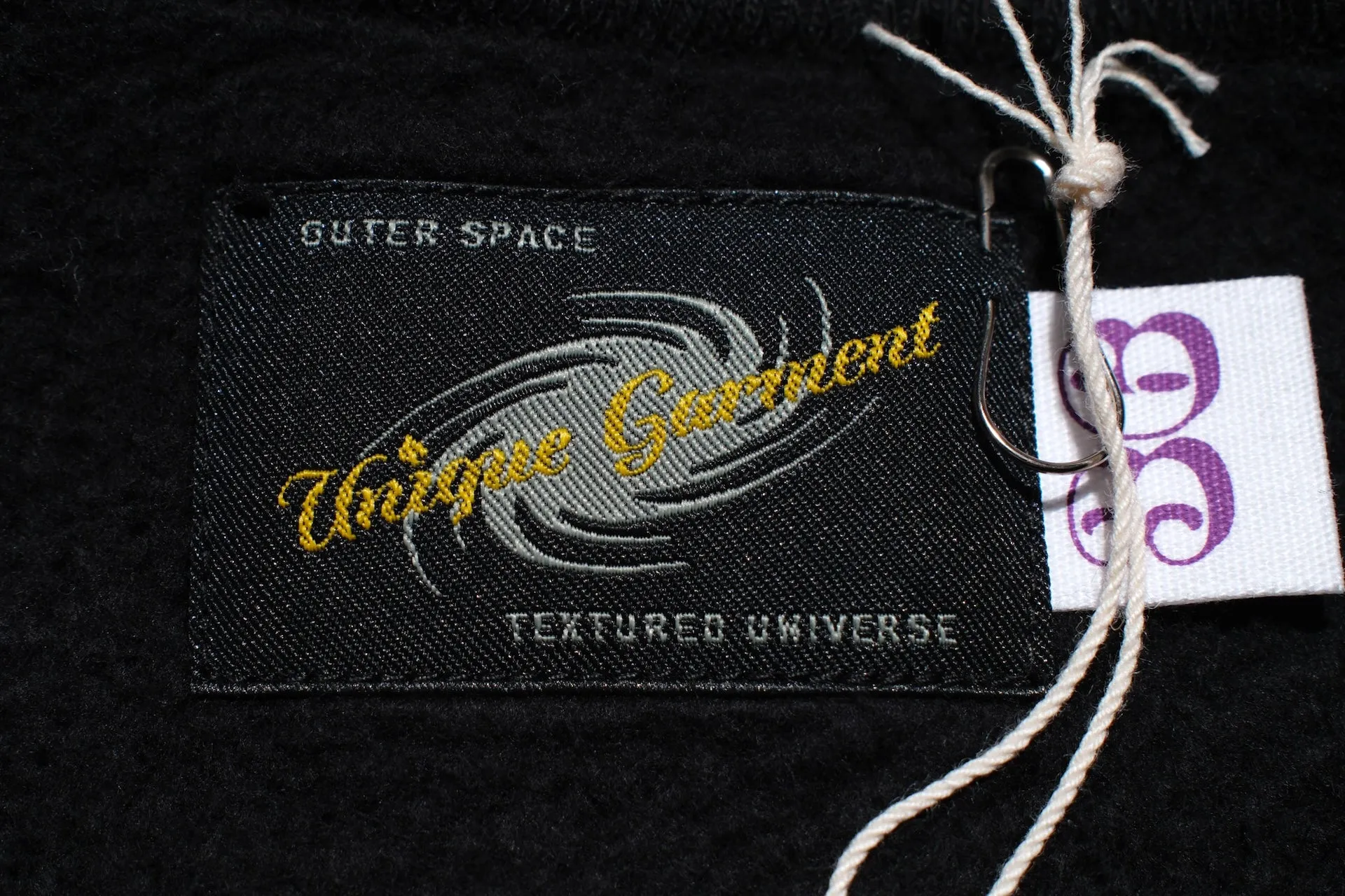 Unique Garment 12oz 'Pioneer' Loopwheeled Sweatshirt (Shadow Black)