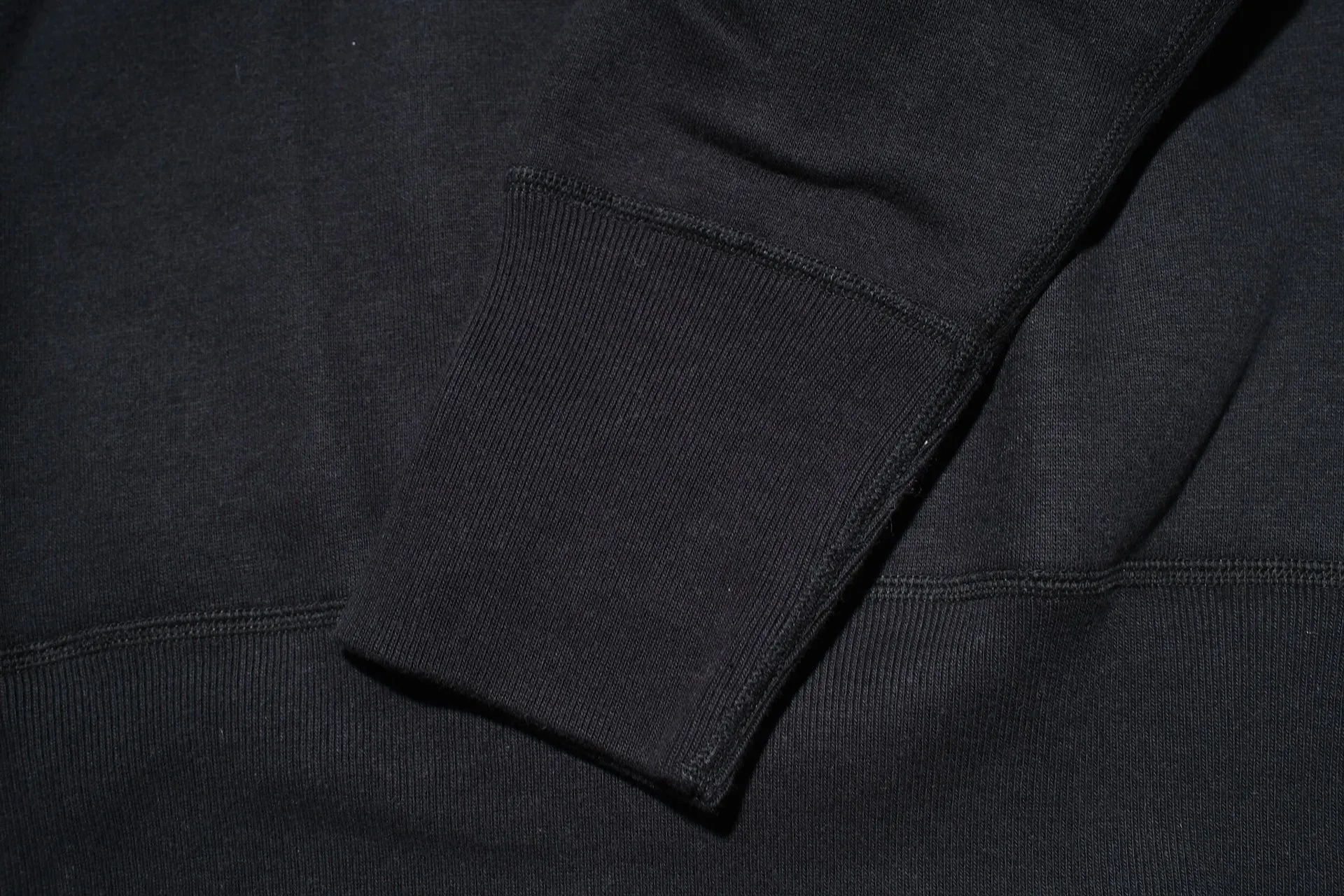 Unique Garment 12oz 'Pioneer' Loopwheeled Sweatshirt (Shadow Black)