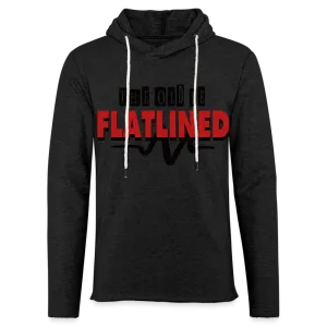 Unisex "THE OLD ME FLATLINED" Terry Hoodie