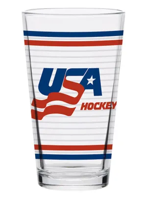 USA Hockey 16 oz. Pint Glass