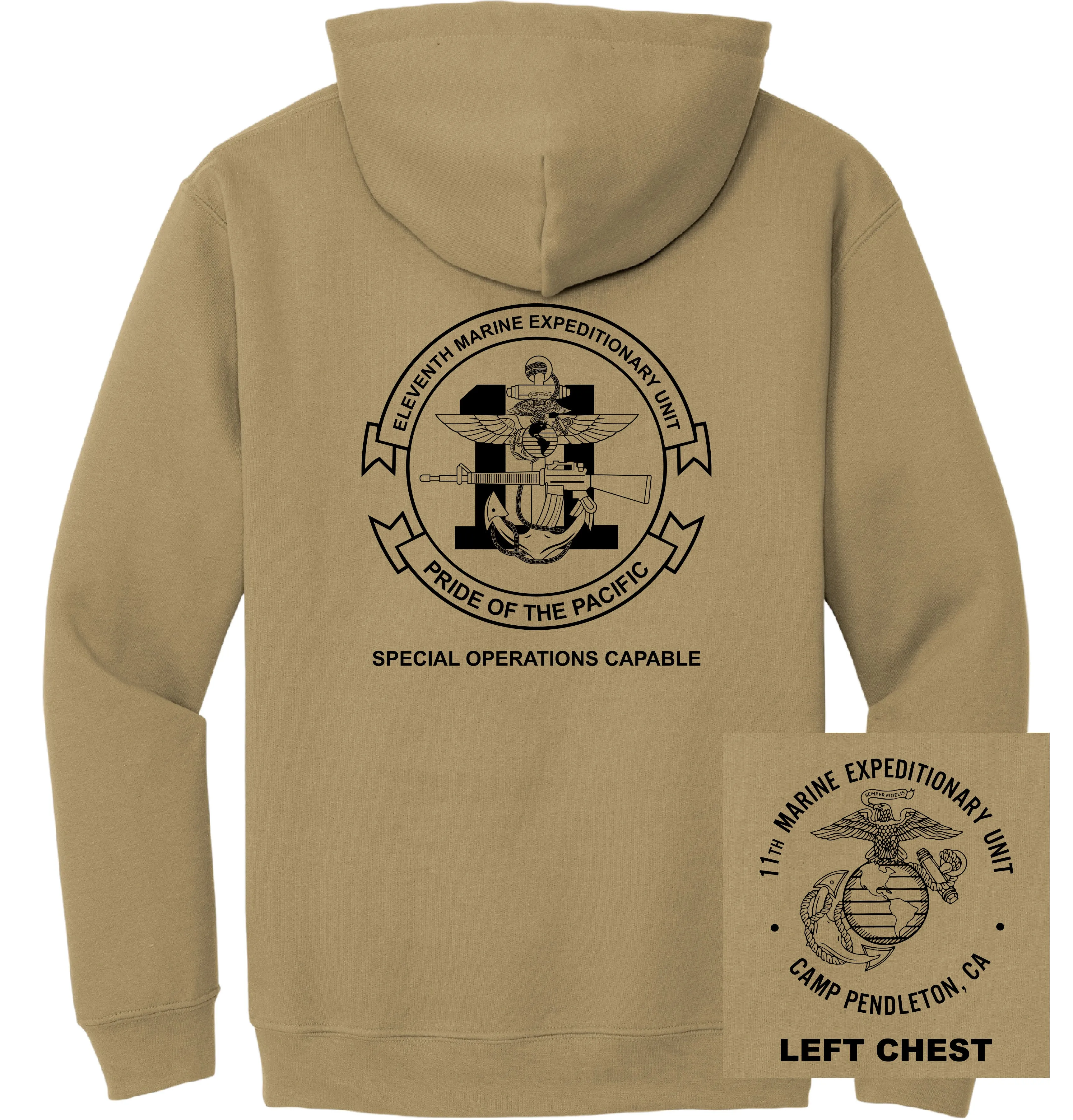 USMC - 11th Marine Expeditionary Unit (MEU) Hoodie