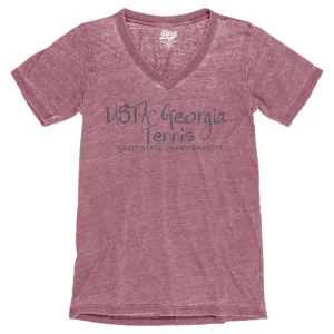 USTA Georgia Vintage Burnout Tee