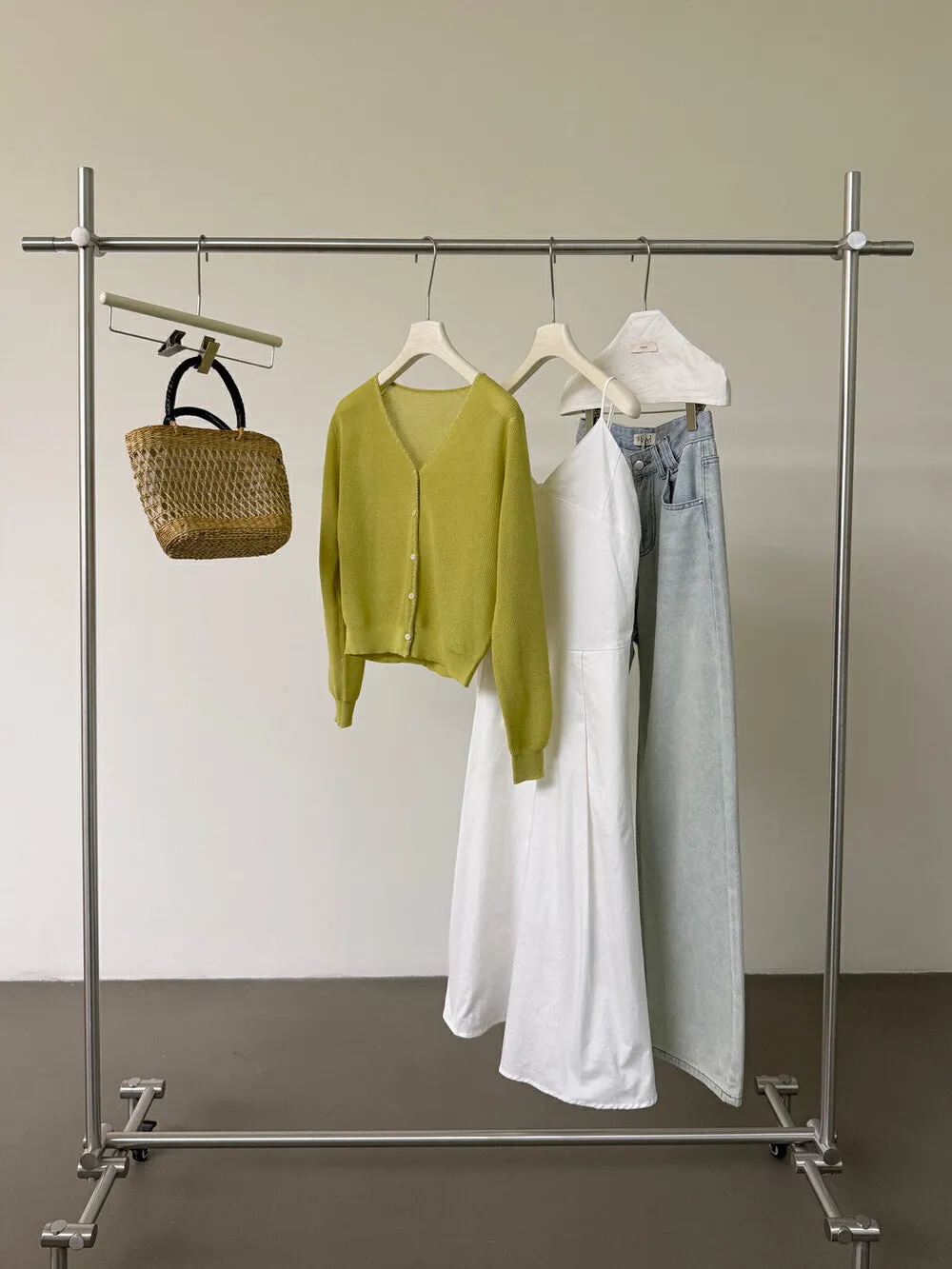 V-neck cardigan