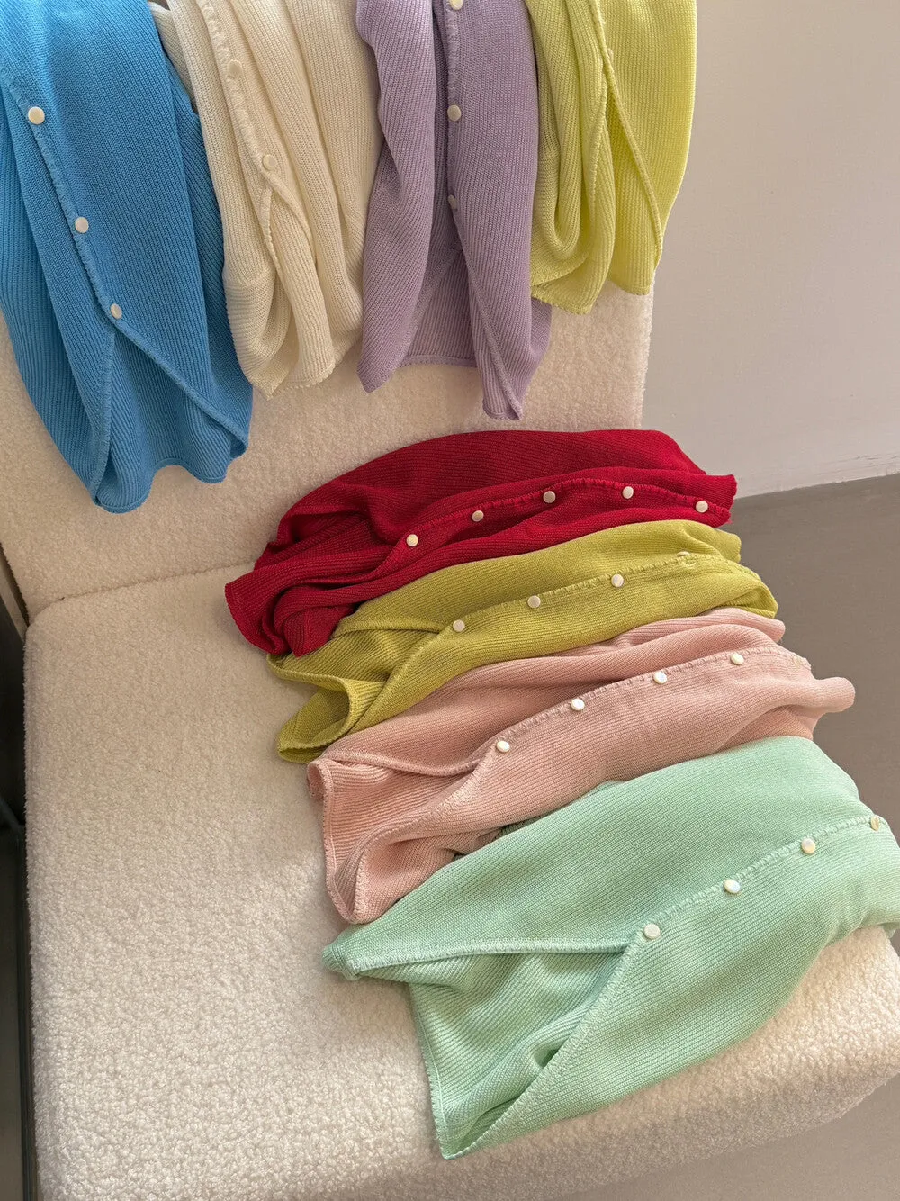 V-neck cardigan