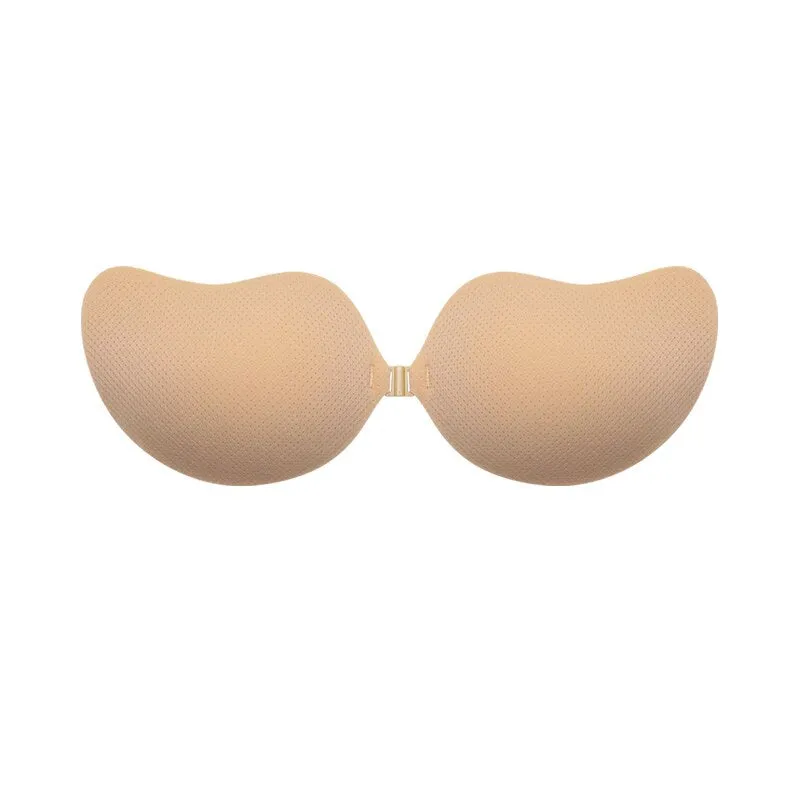 VCN Women Invisible Bra - Breathable, Backless Strapless with Front Closure, Push up & Reusable