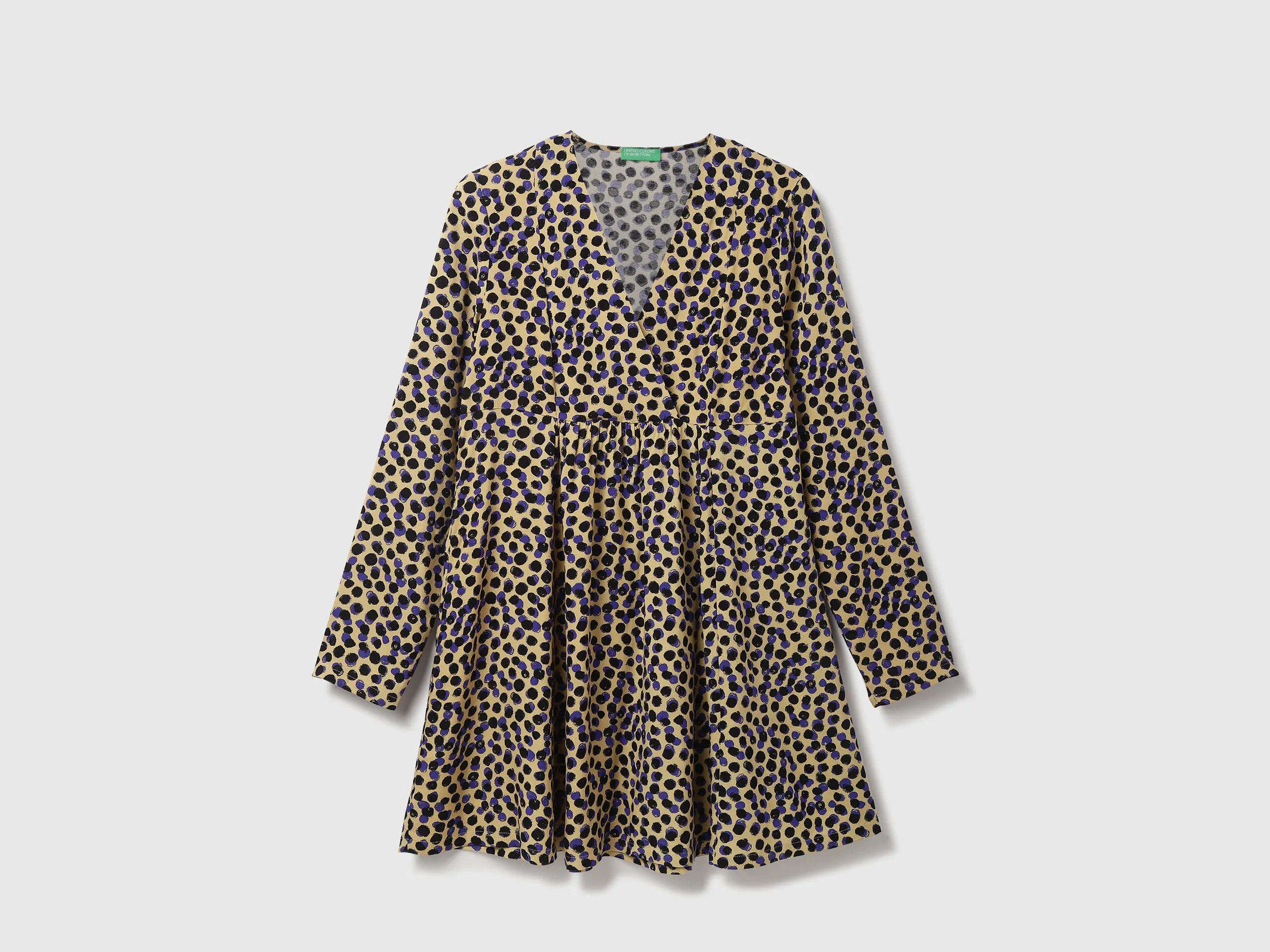 Viscose Printed V-Neck Women Dresses