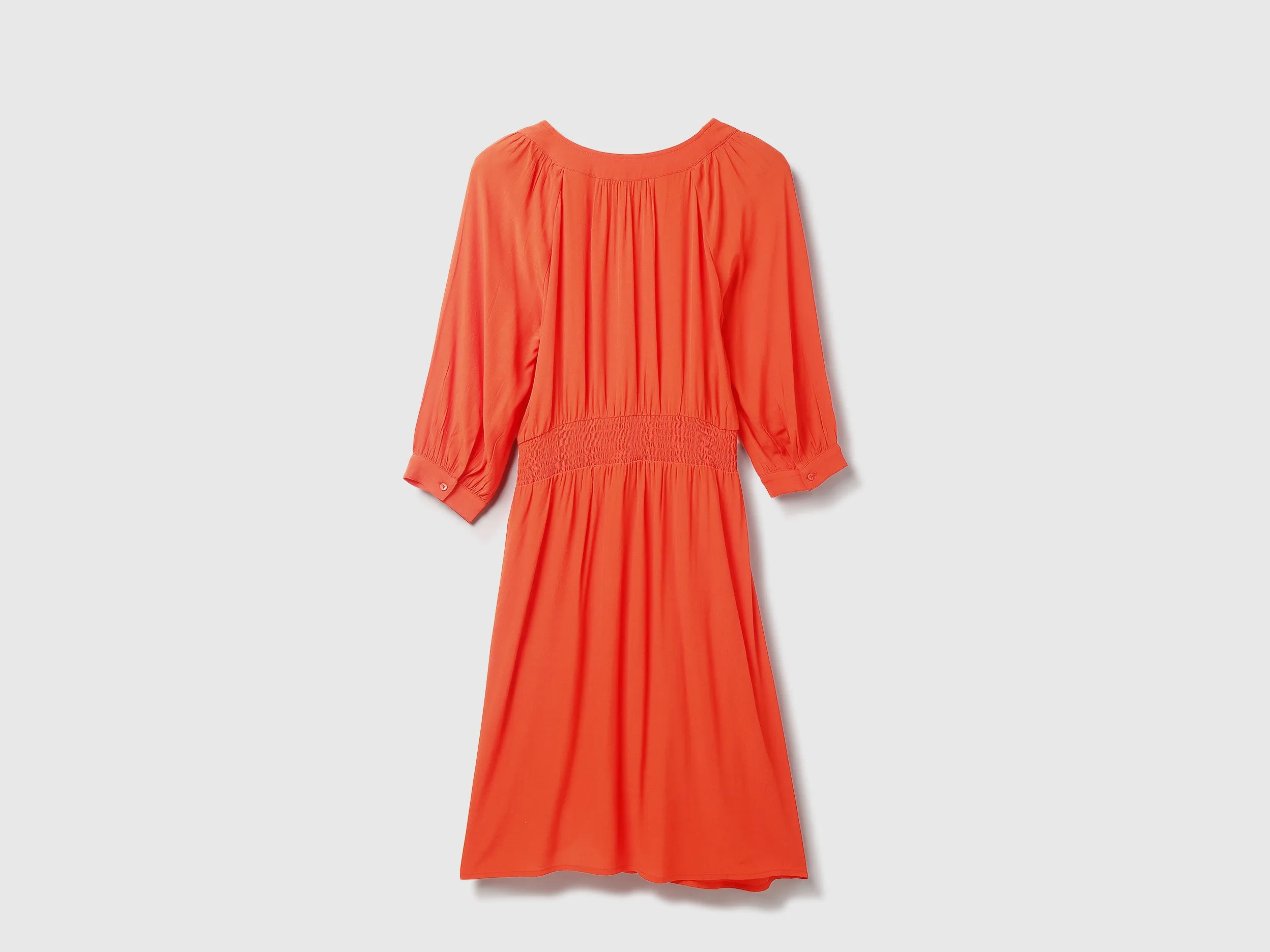 Viscose Solid V-Neck Women Dresses