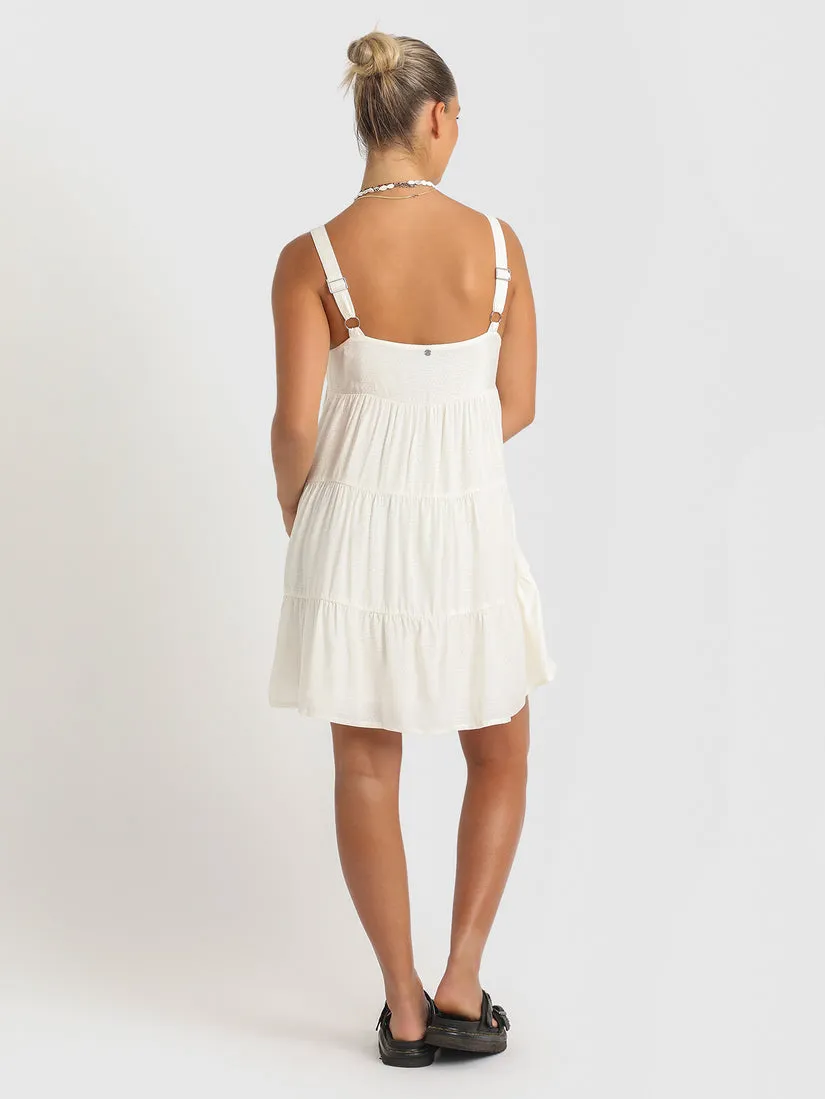 Volcom Viper Mini Dress - Bone