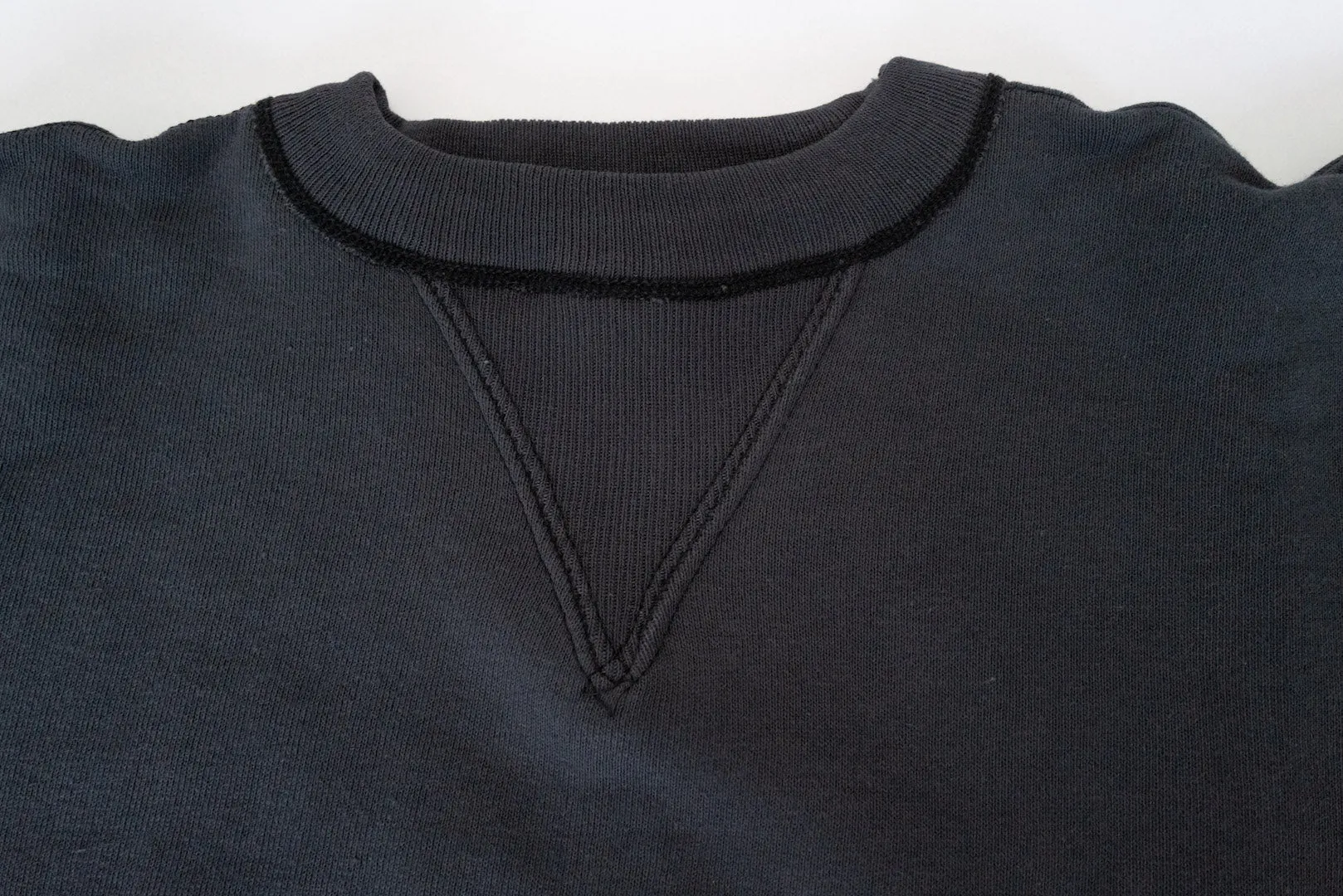 Warehouse Lot.403 10oz "Set-in Sleeves" Loopwheeled Sweatshirt (Black)