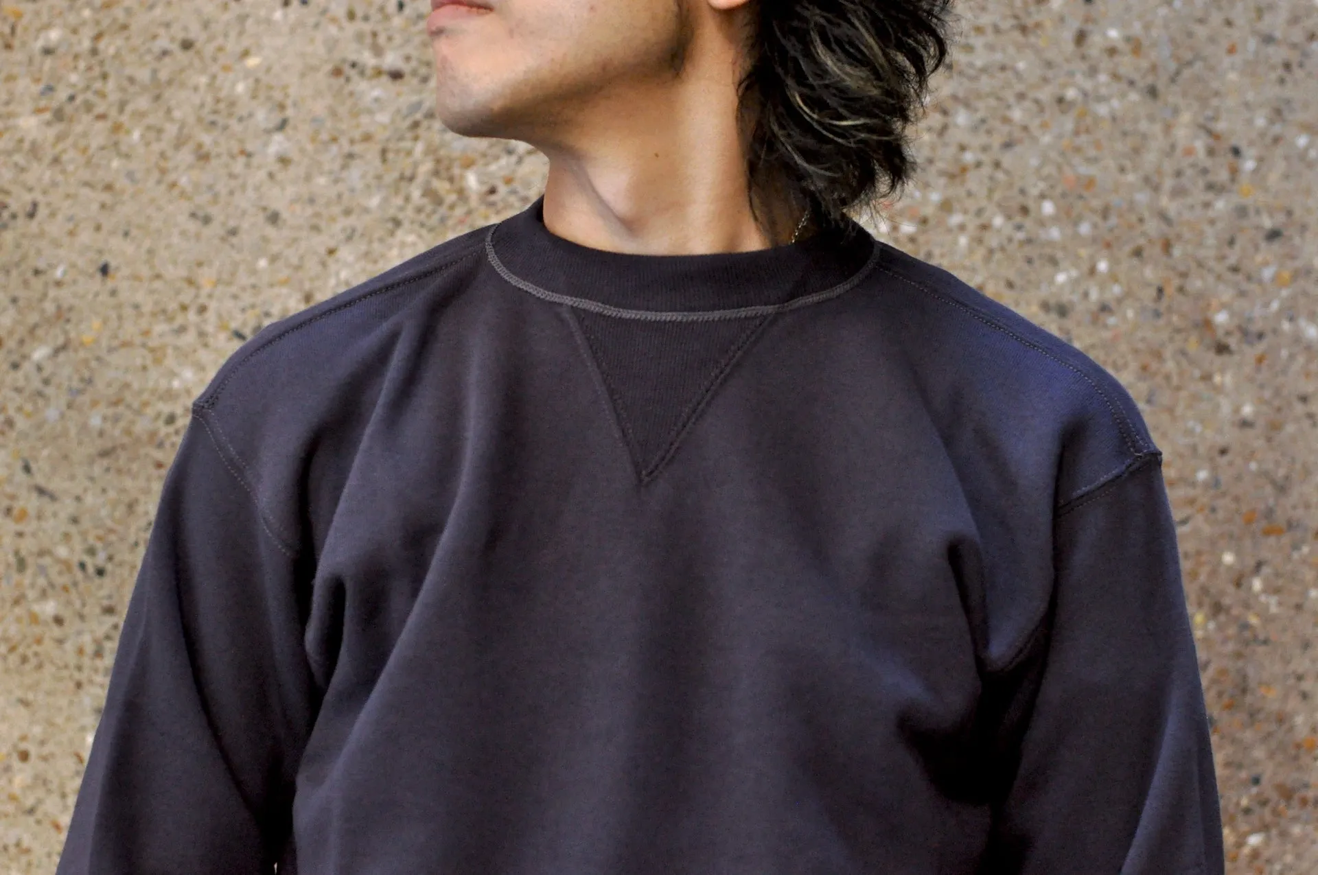Warehouse Lot.403 10oz "Set-in Sleeves" Loopwheeled Sweatshirt (Navy)