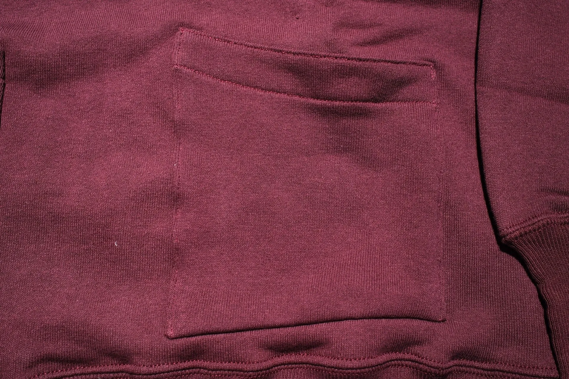 Warehouse Lot.453 10oz Loopwheeled "Footy" Pull Over (Bordeaux)