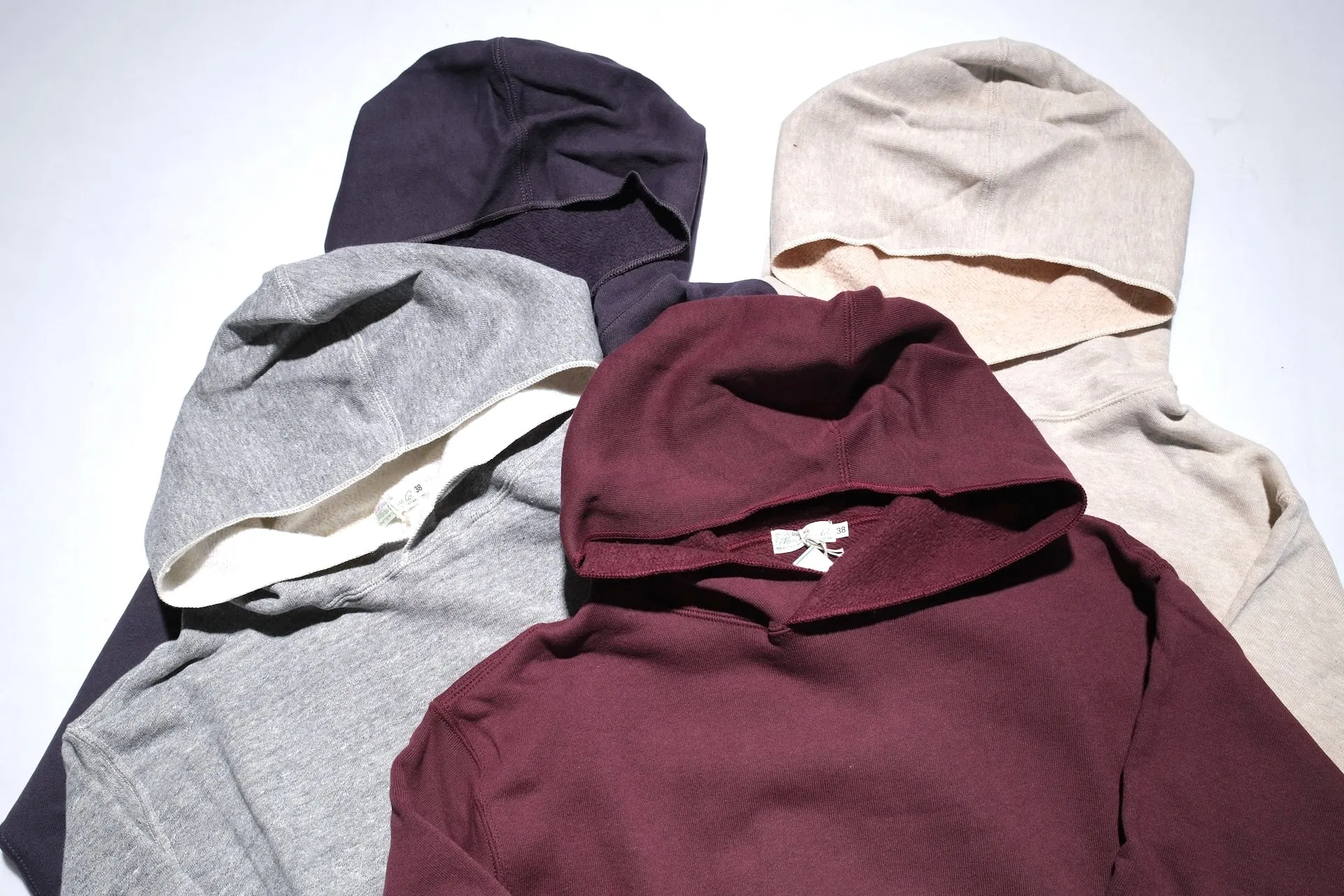 Warehouse Lot.453 10oz Loopwheeled "Footy" Pull Over (Bordeaux)