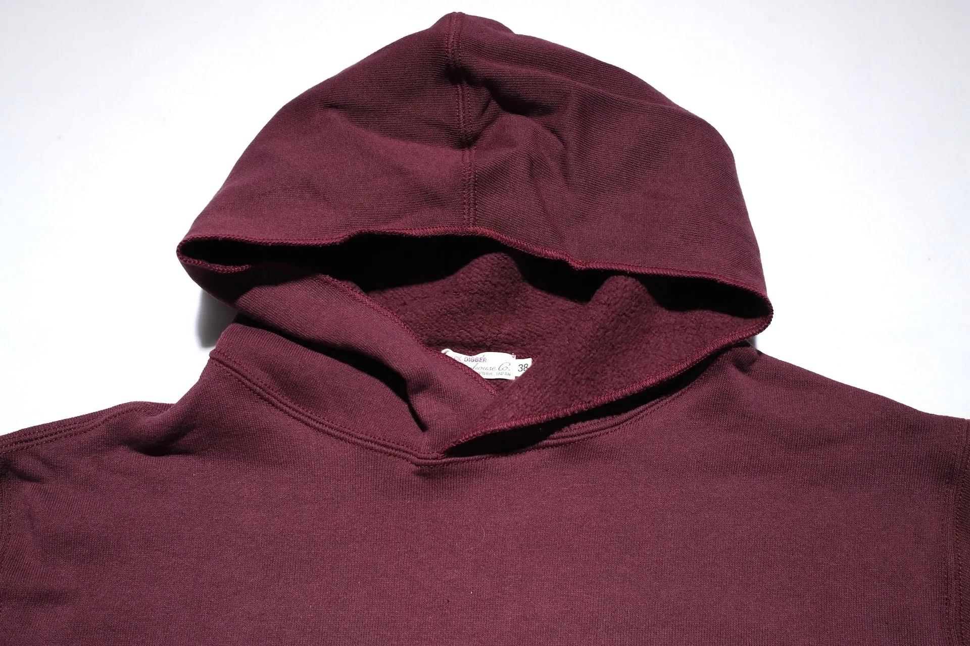 Warehouse Lot.453 10oz Loopwheeled "Footy" Pull Over (Bordeaux)