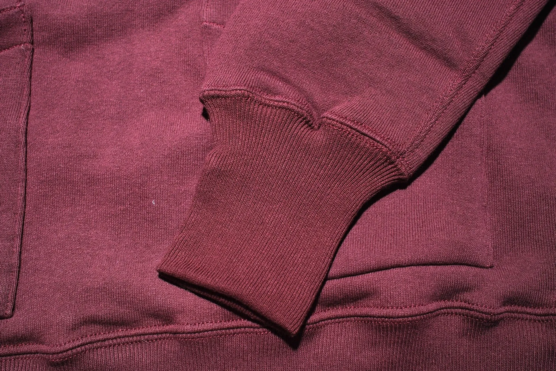 Warehouse Lot.453 10oz Loopwheeled "Footy" Pull Over (Bordeaux)