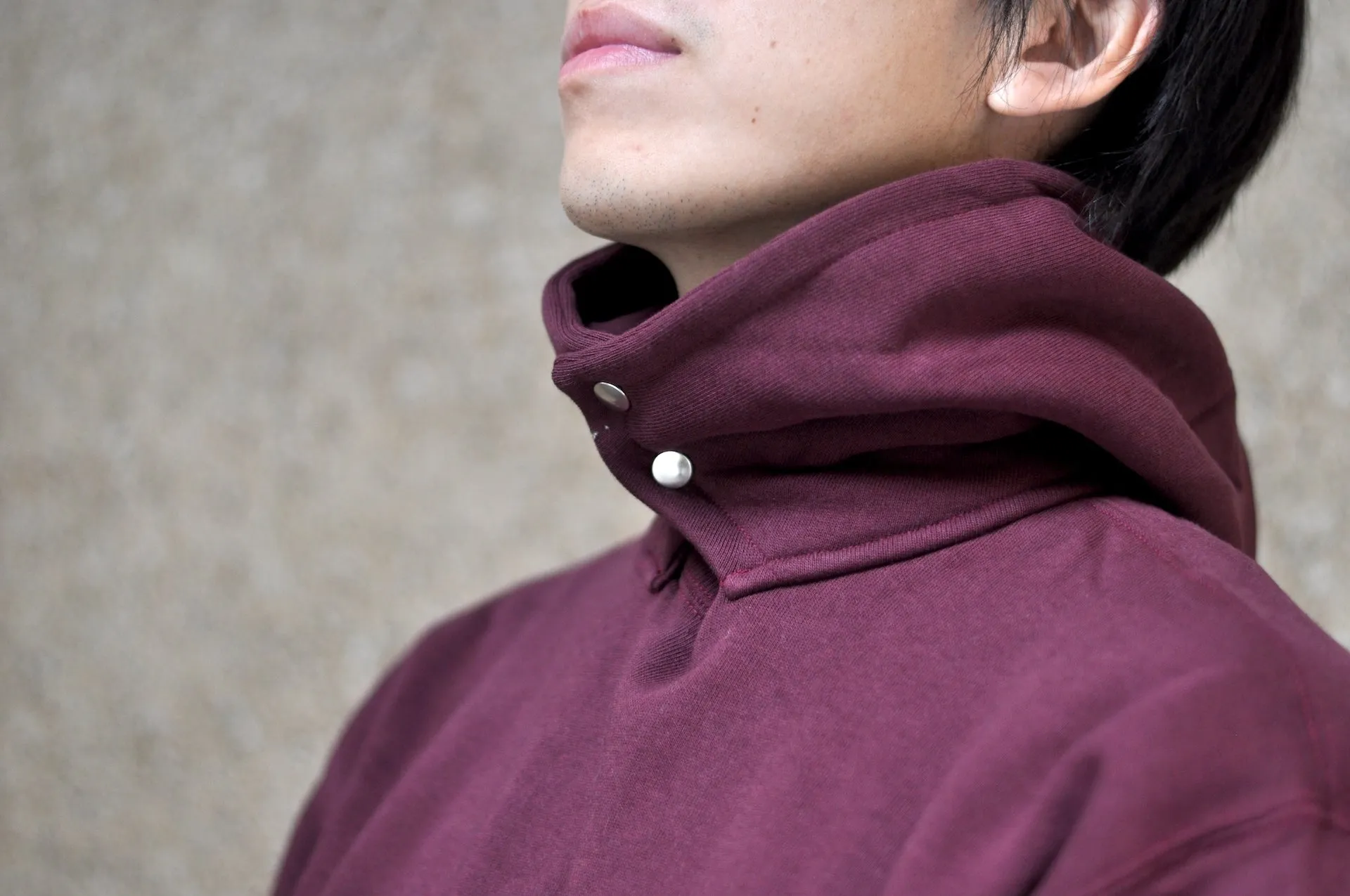 Warehouse Lot.469 10oz Loopwheeled "Chin-Snap" Pull Over (Bordeaux)