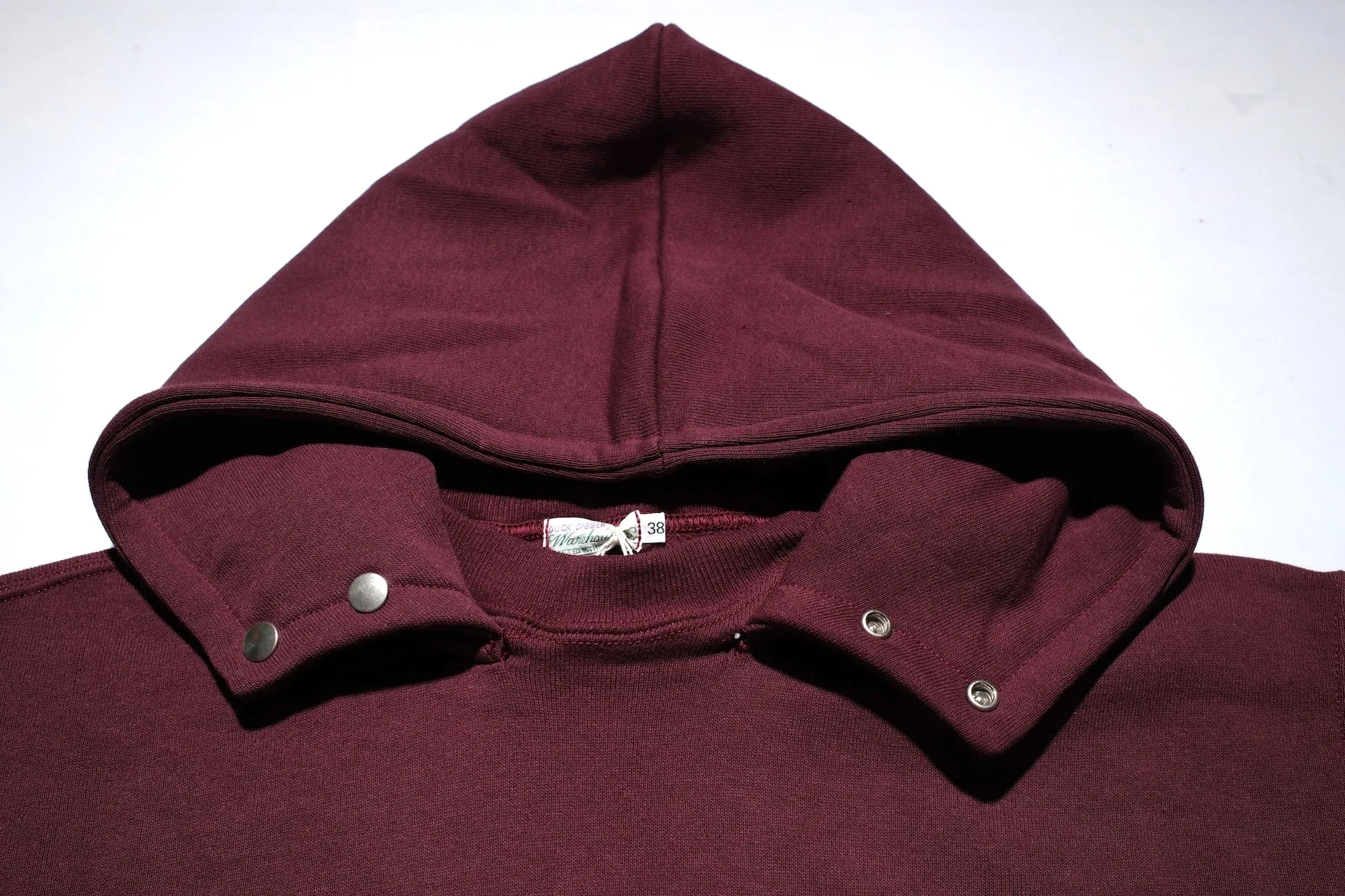 Warehouse Lot.469 10oz Loopwheeled "Chin-Snap" Pull Over (Bordeaux)
