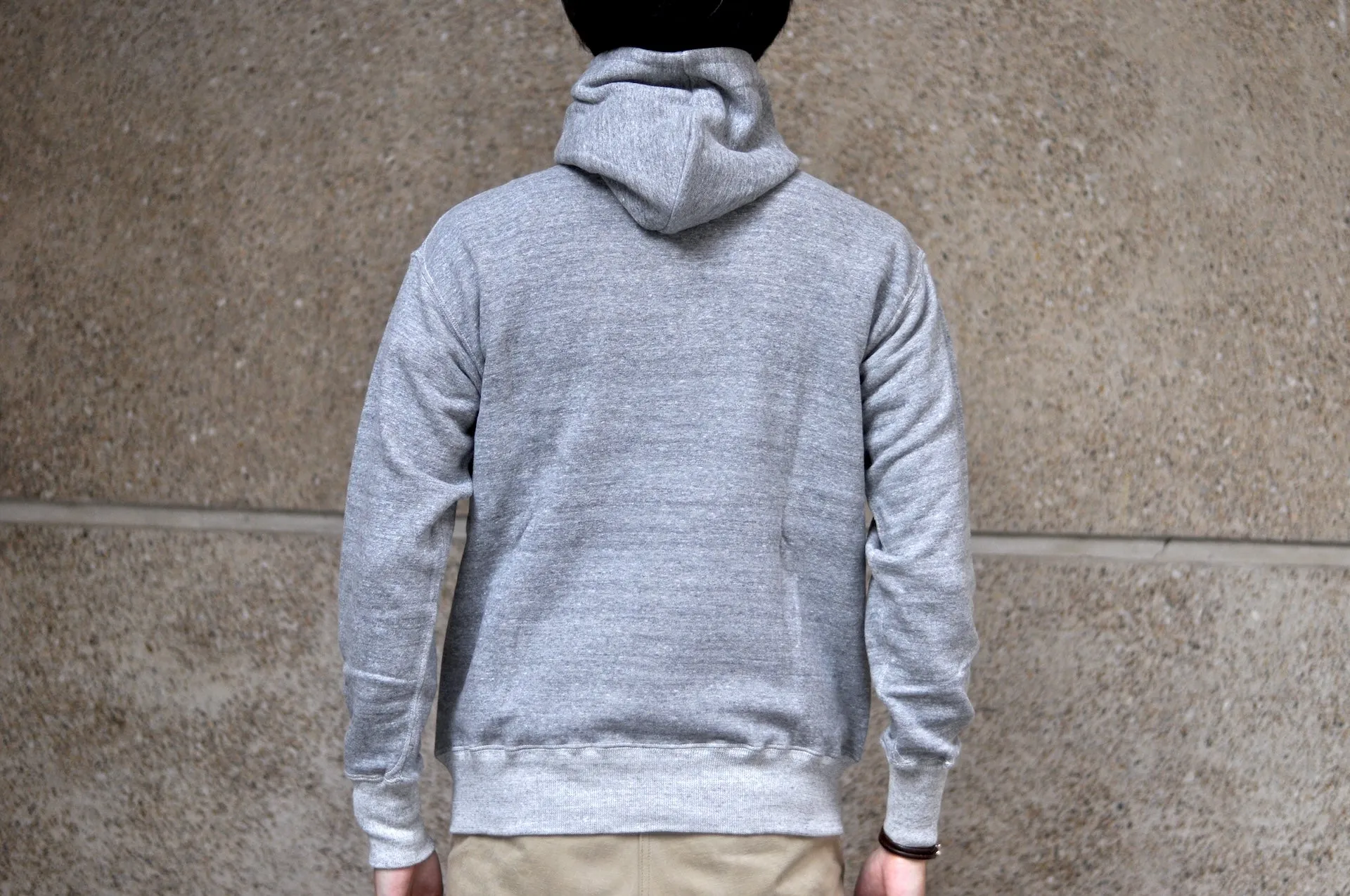 Warehouse Lot.469 10oz Loopwheeled "Chin-Snap" Pull Over (Heather Grey)