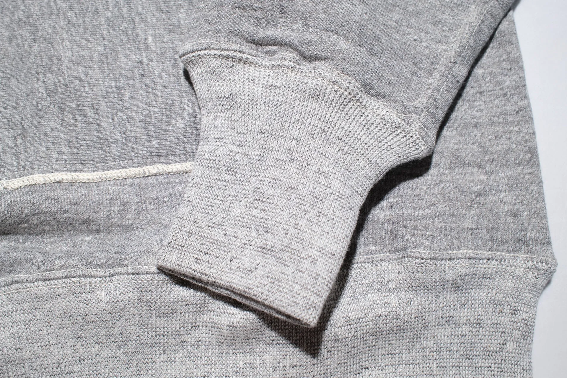Warehouse Lot.469 10oz Loopwheeled "Chin-Snap" Pull Over (Heather Grey)