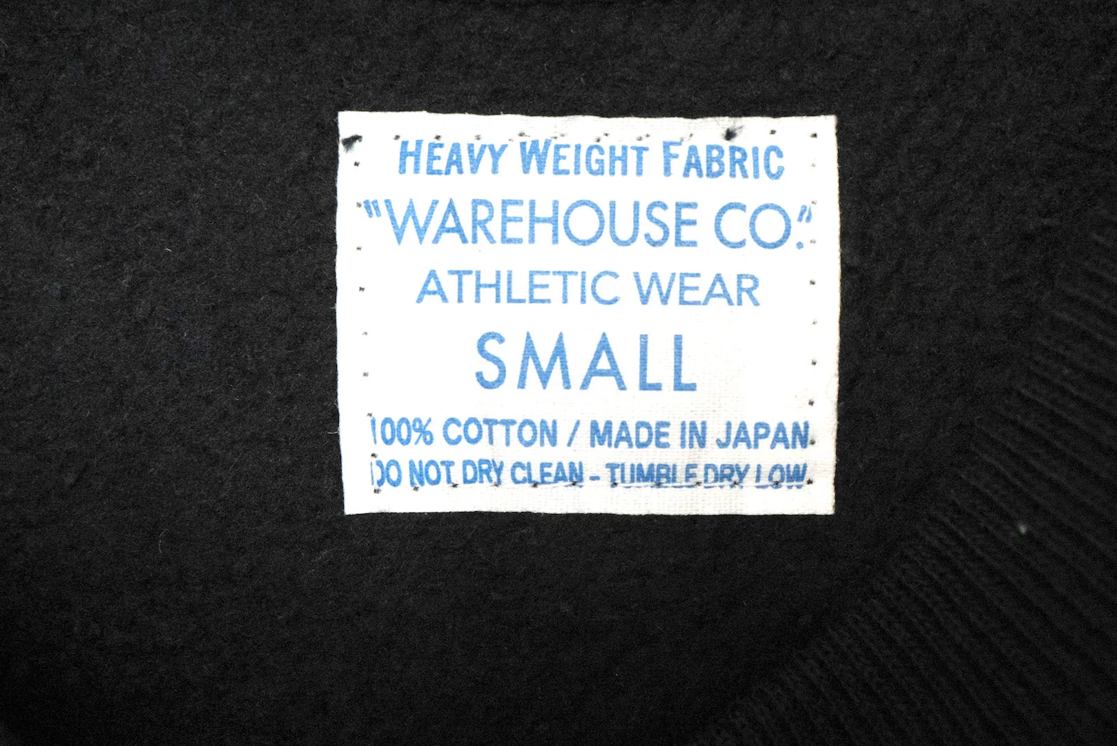 Warehouse Lot.483 12oz "Ultra-Heavy" Loopwheeled Sweatshirt (Black)