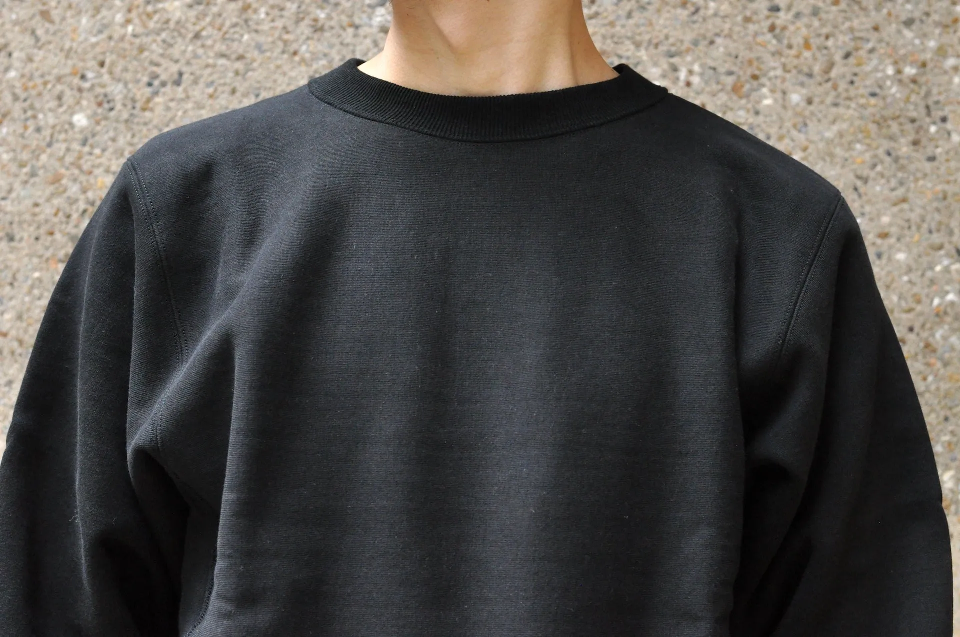 Warehouse Lot.483 12oz "Ultra-Heavy" Loopwheeled Sweatshirt (Black)